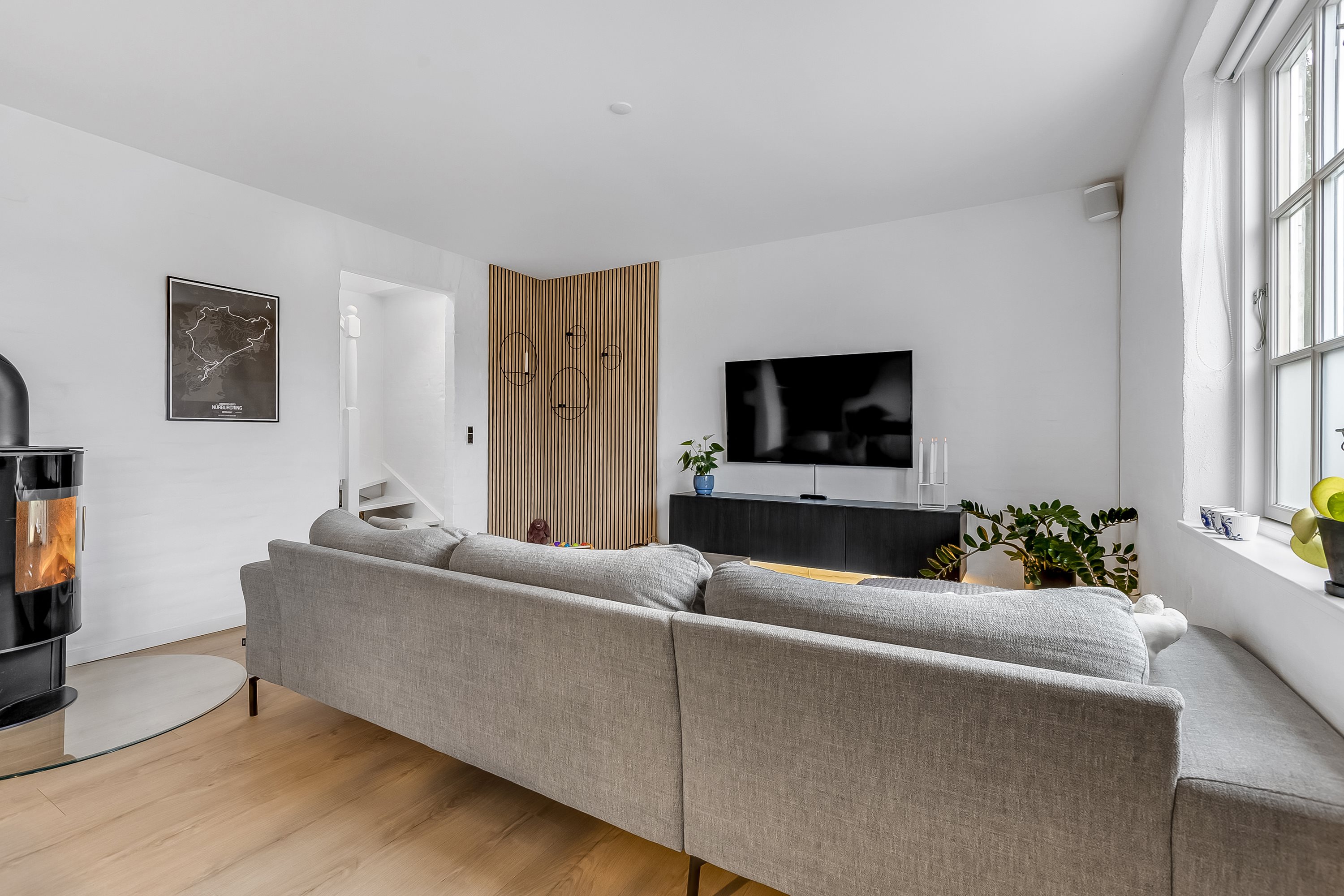 Fremhævet stue billede i fuldskærmstilstand. Billede af Rosenkildevej 34, 4200 Slagelse