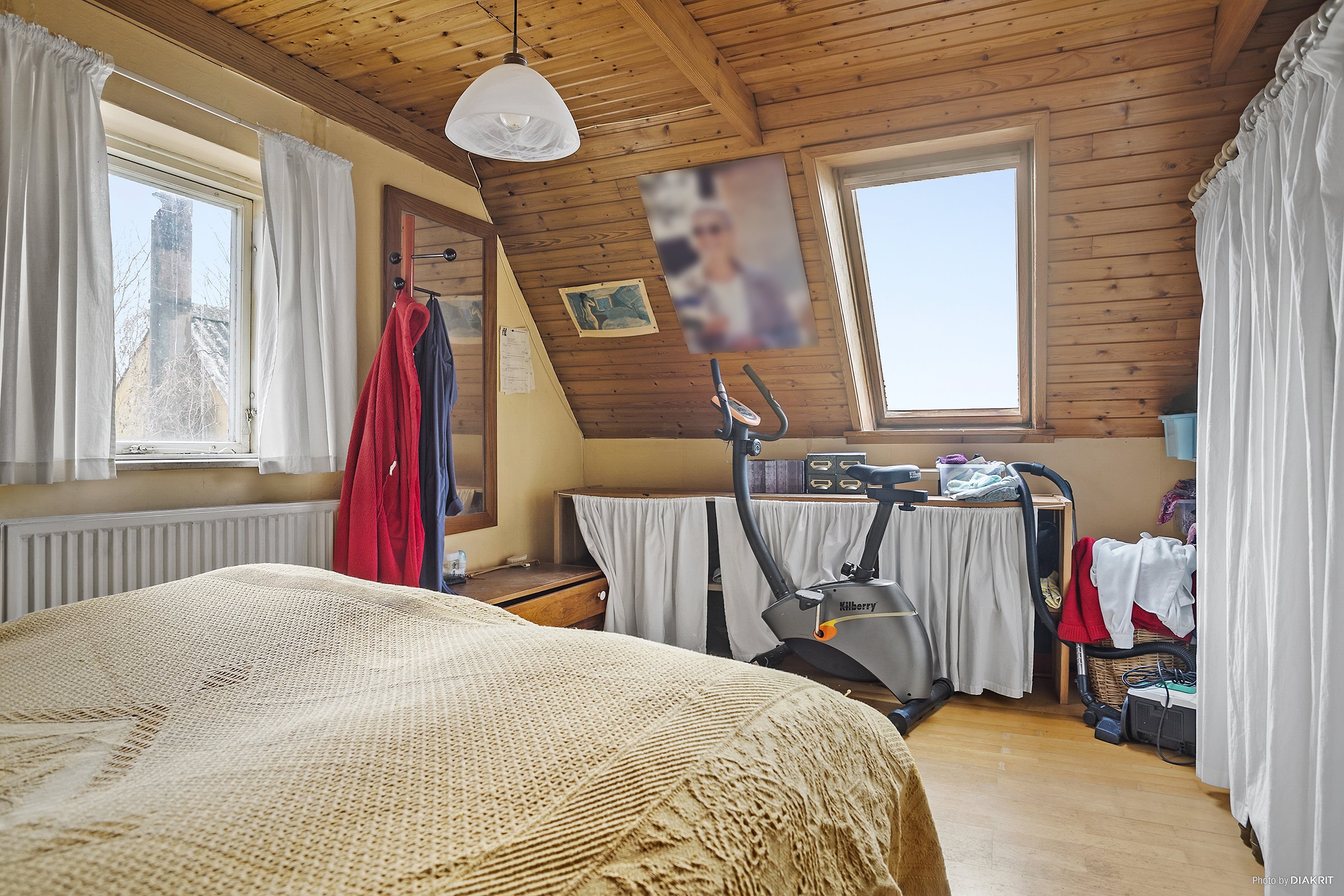 Fremhævet soveværelse billede i fuldskærmstilstand. Billede af Skovrækken 21, Vallø, 4600 Køge