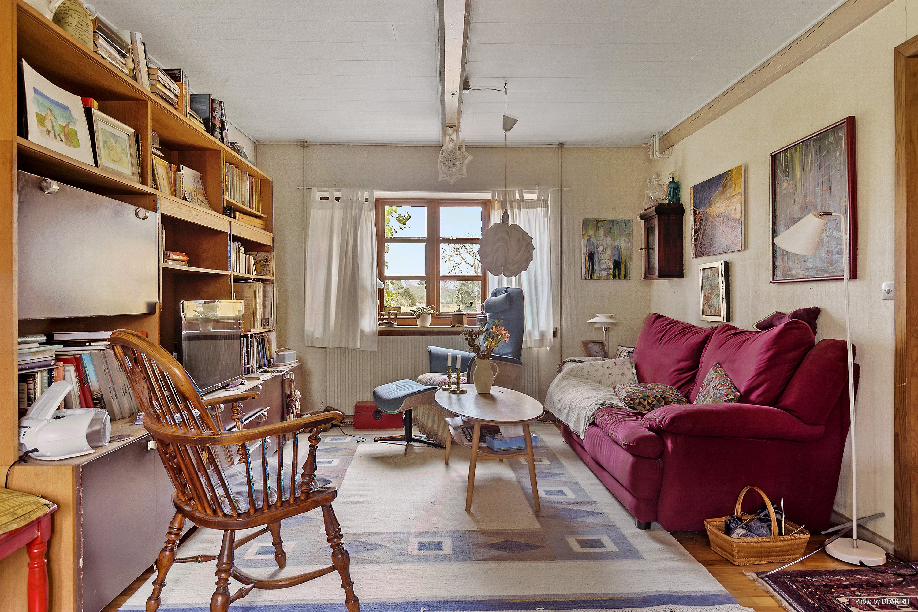 Fremhævet stue billede i fuldskærmstilstand. Billede af Skovrækken 21, Vallø, 4600 Køge