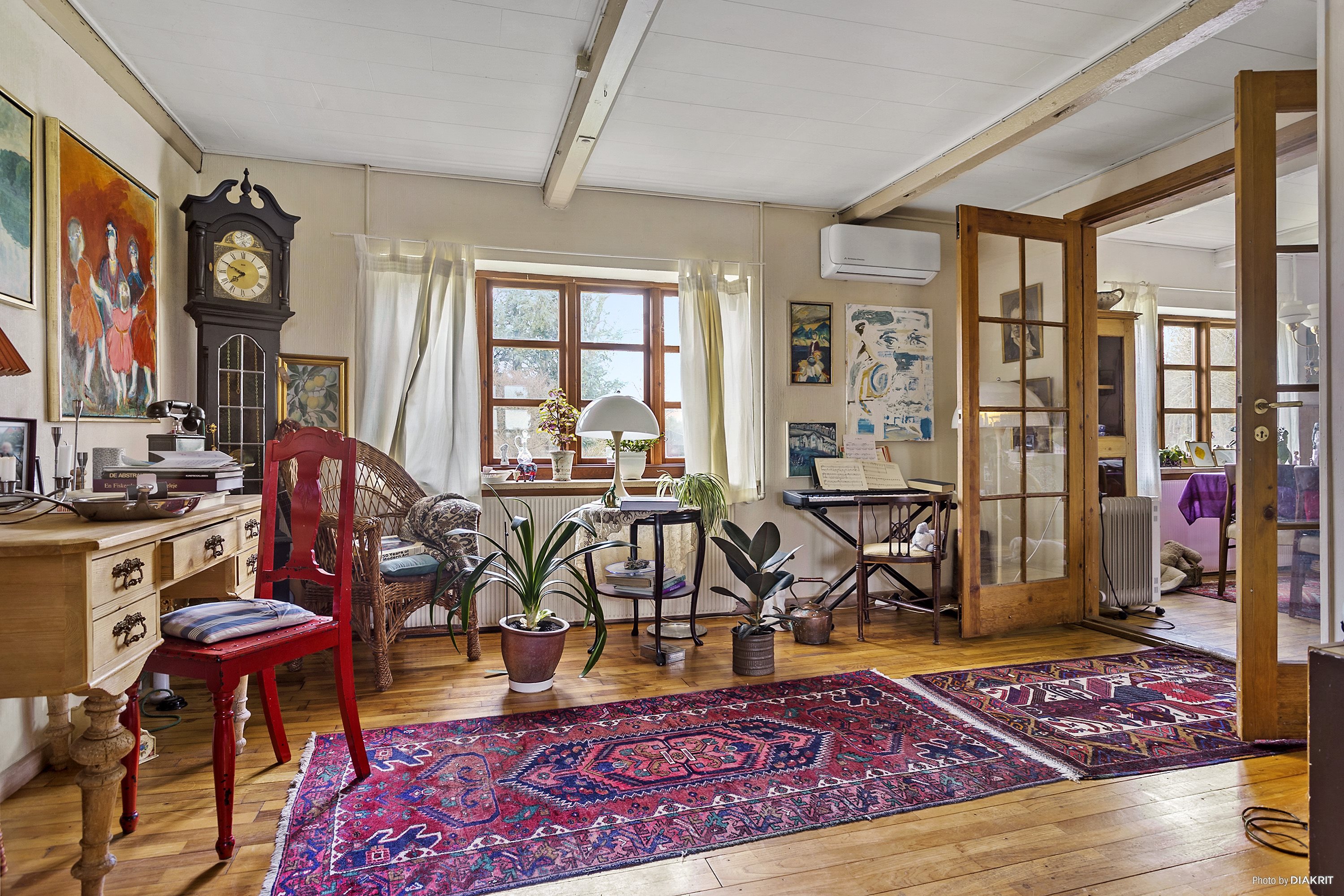 Fremhævet stue billede i fuldskærmstilstand. Billede af Skovrækken 21, Vallø, 4600 Køge