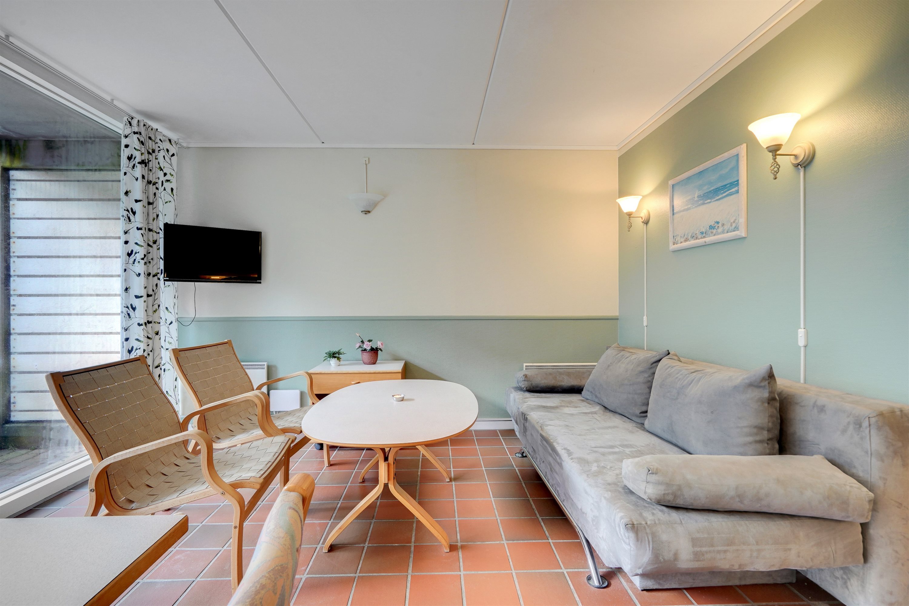 Fremhævet stue billede i fuldskærmstilstand. Billede af Golfvejen 2A, st.. 218., Fanø Bad, 6720 Fanø