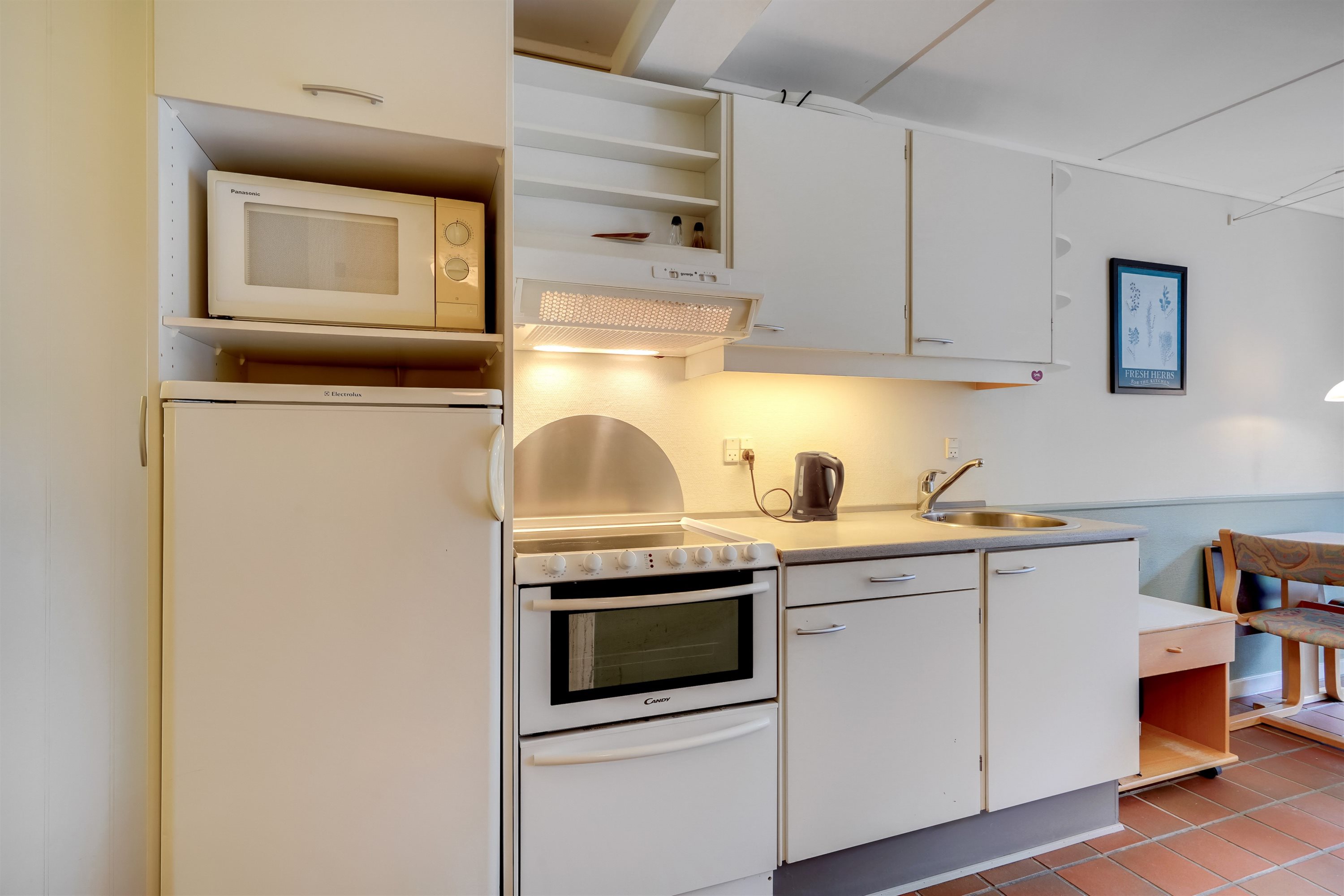 Fremhævet køkken billede i fuldskærmstilstand. Billede af Golfvejen 2A, st.. 218., Fanø Bad, 6720 Fanø