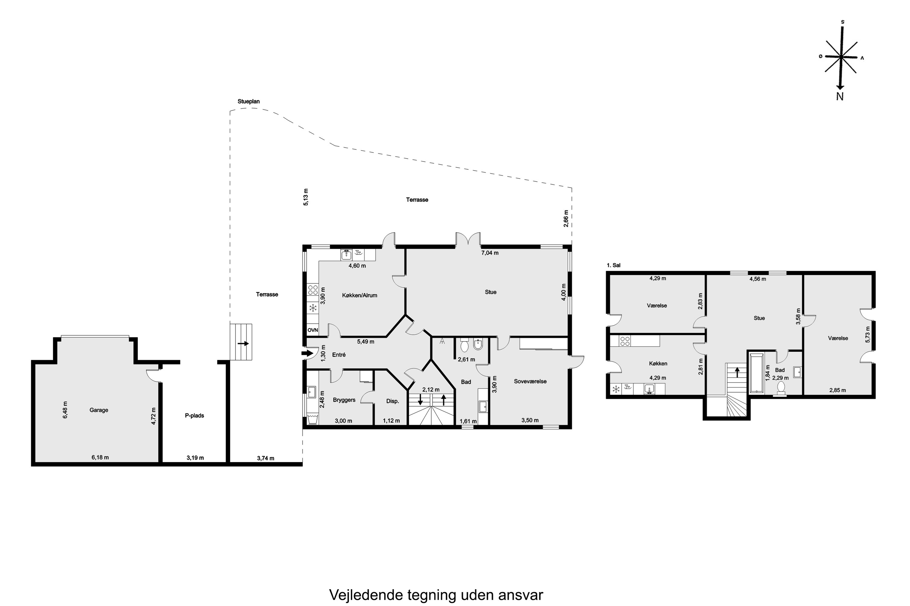Plantegninger billede af Elsted Kirkevej 9, 8520 Lystrup
