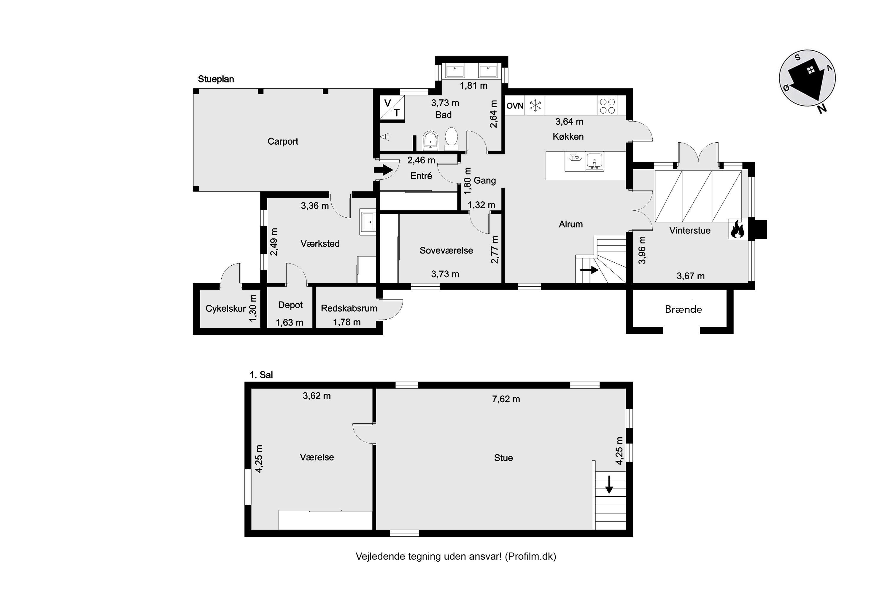 Plantegninger billede af Skjernvej 112A, 7500 Holstebro