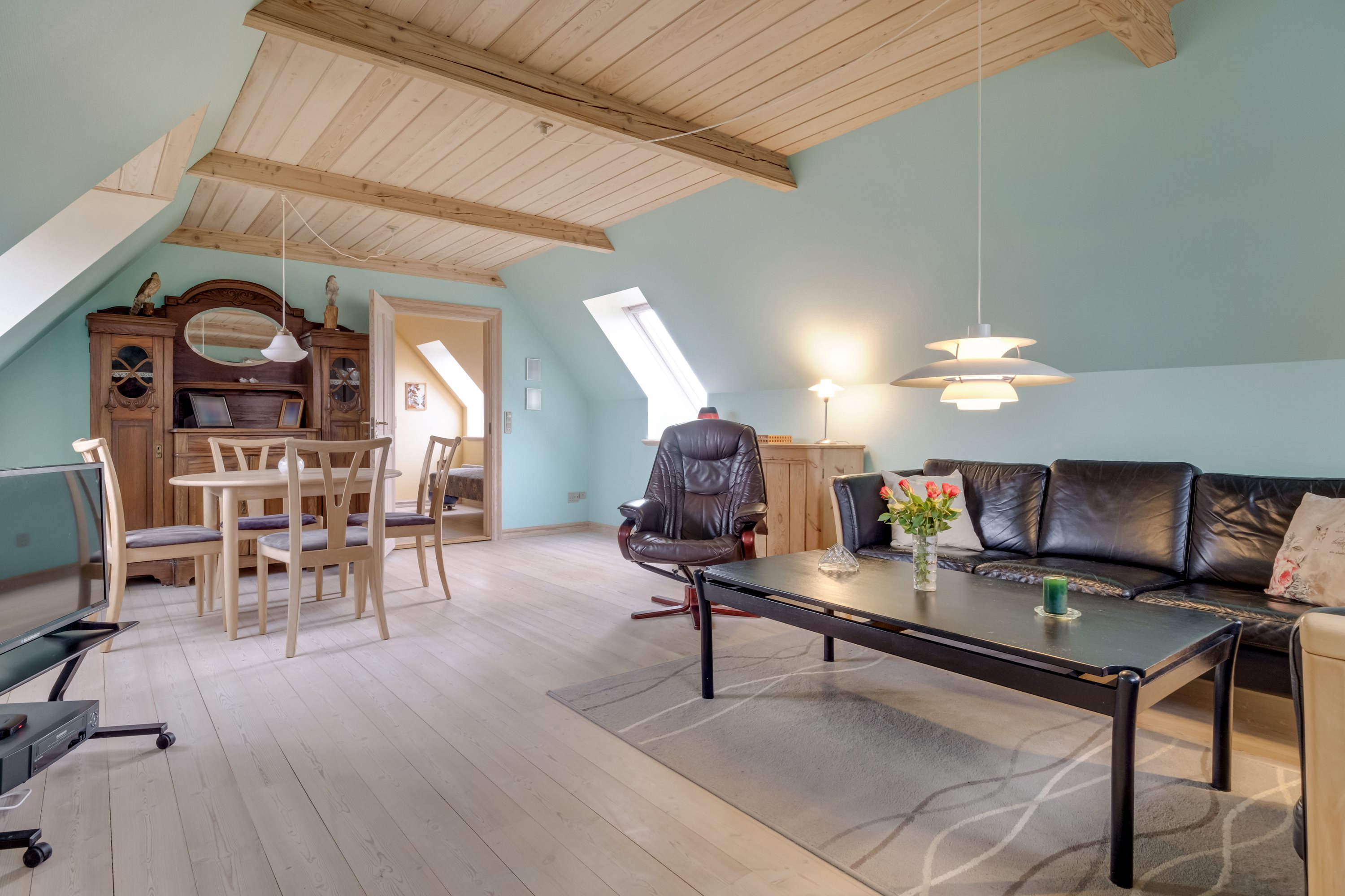 Fremhævet stue billede i fuldskærmstilstand. Billede af Oldegade 16, 5970 Ærøskøbing