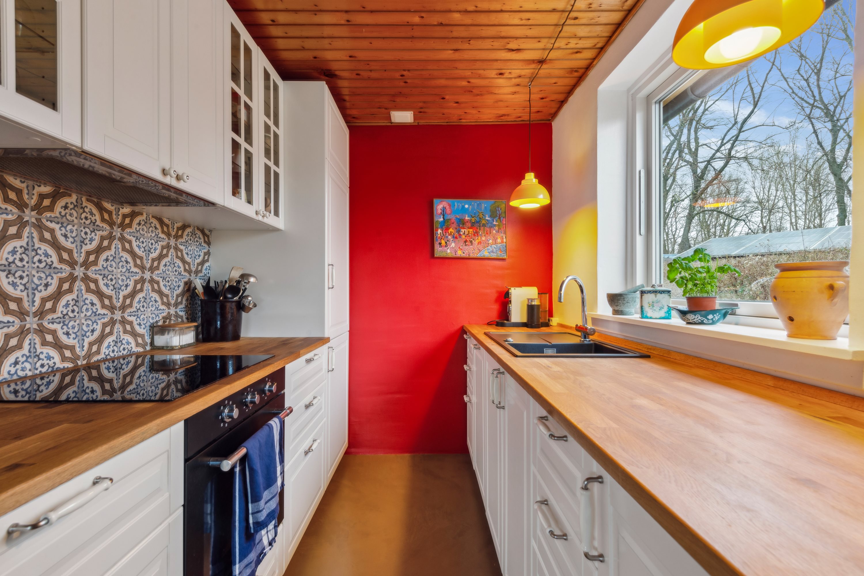 Fremhævet køkken billede i fuldskærmstilstand. Billede af Hf. Rosenvang 18, 2700 Brønshøj