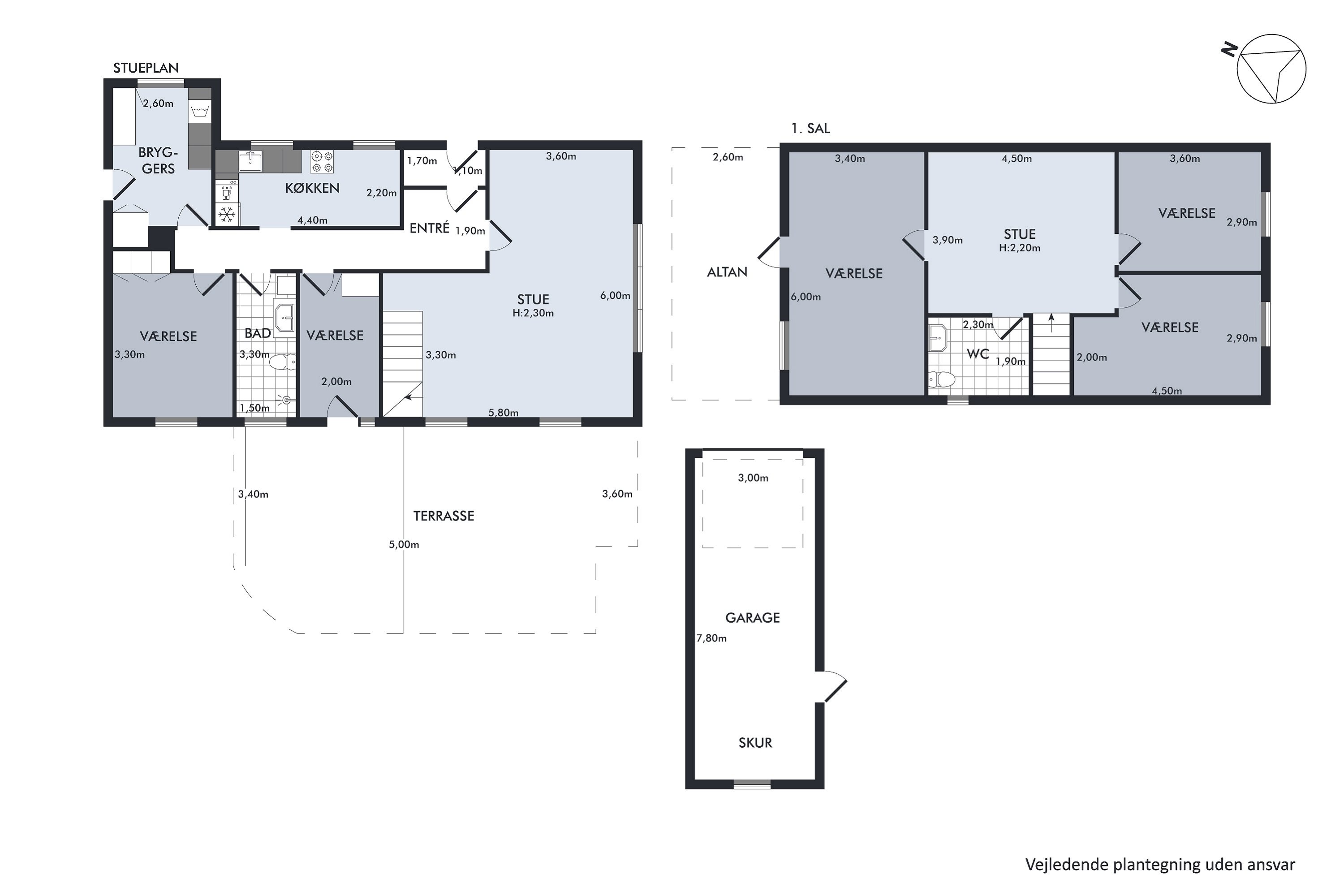 Plantegninger billede af Rylevej 1, Østerby Havn, 9940 Læsø