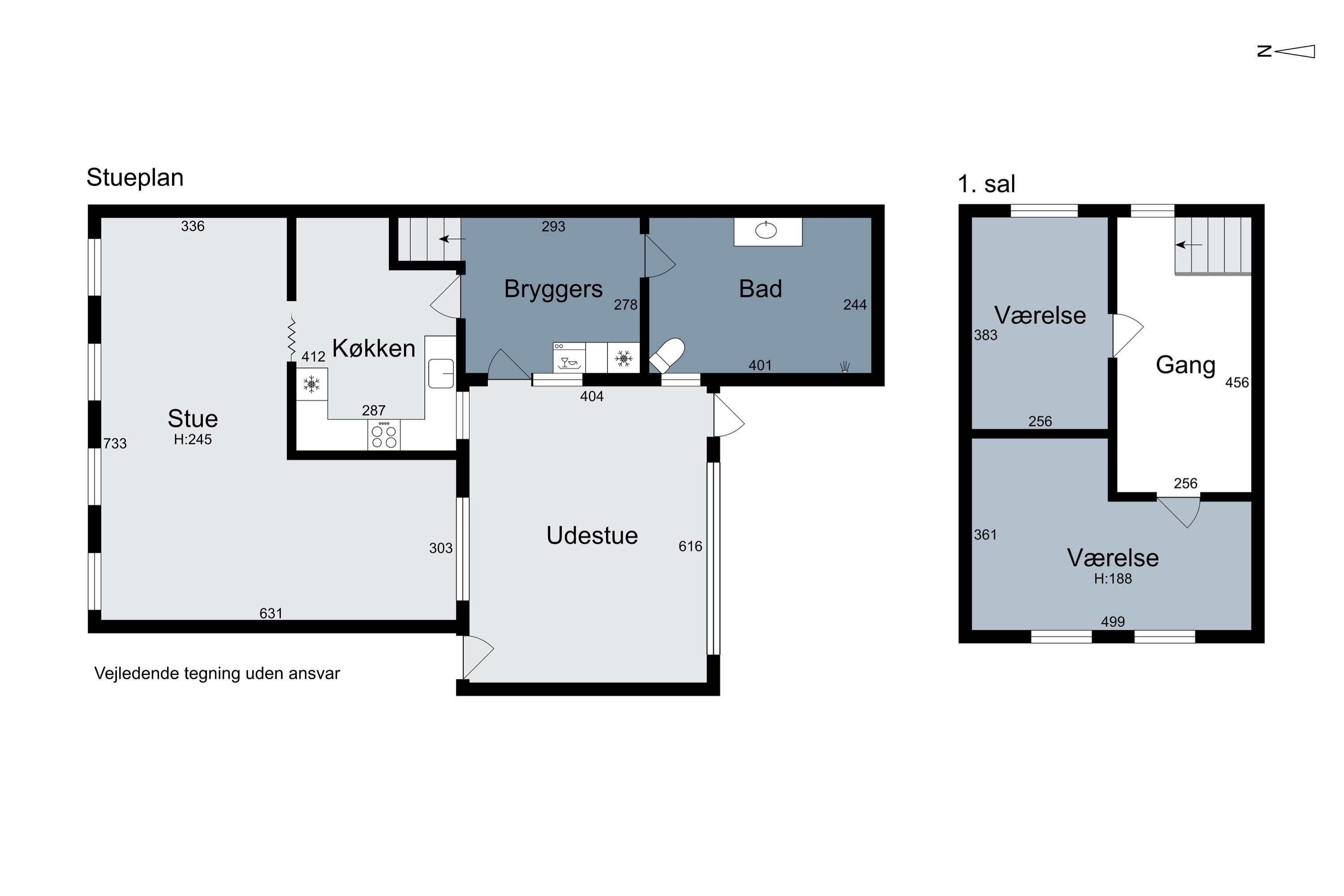 Plantegninger billede af Hovedgaden 111, 7752 Snedsted