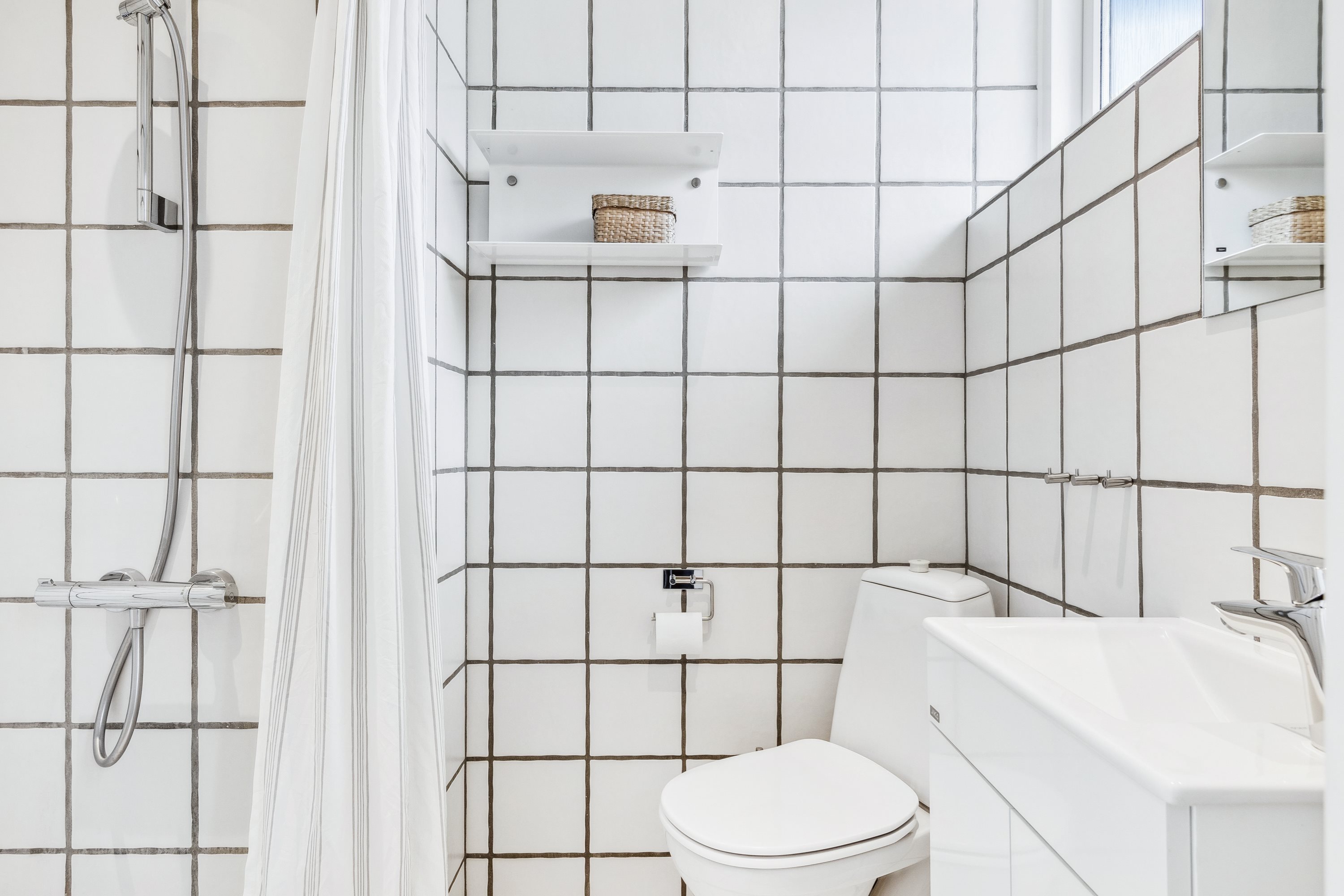 Fremhævet badeværelse billede i fuldskærmstilstand. Billede af Agertoften 6, Stensballe, 8700 Horsens