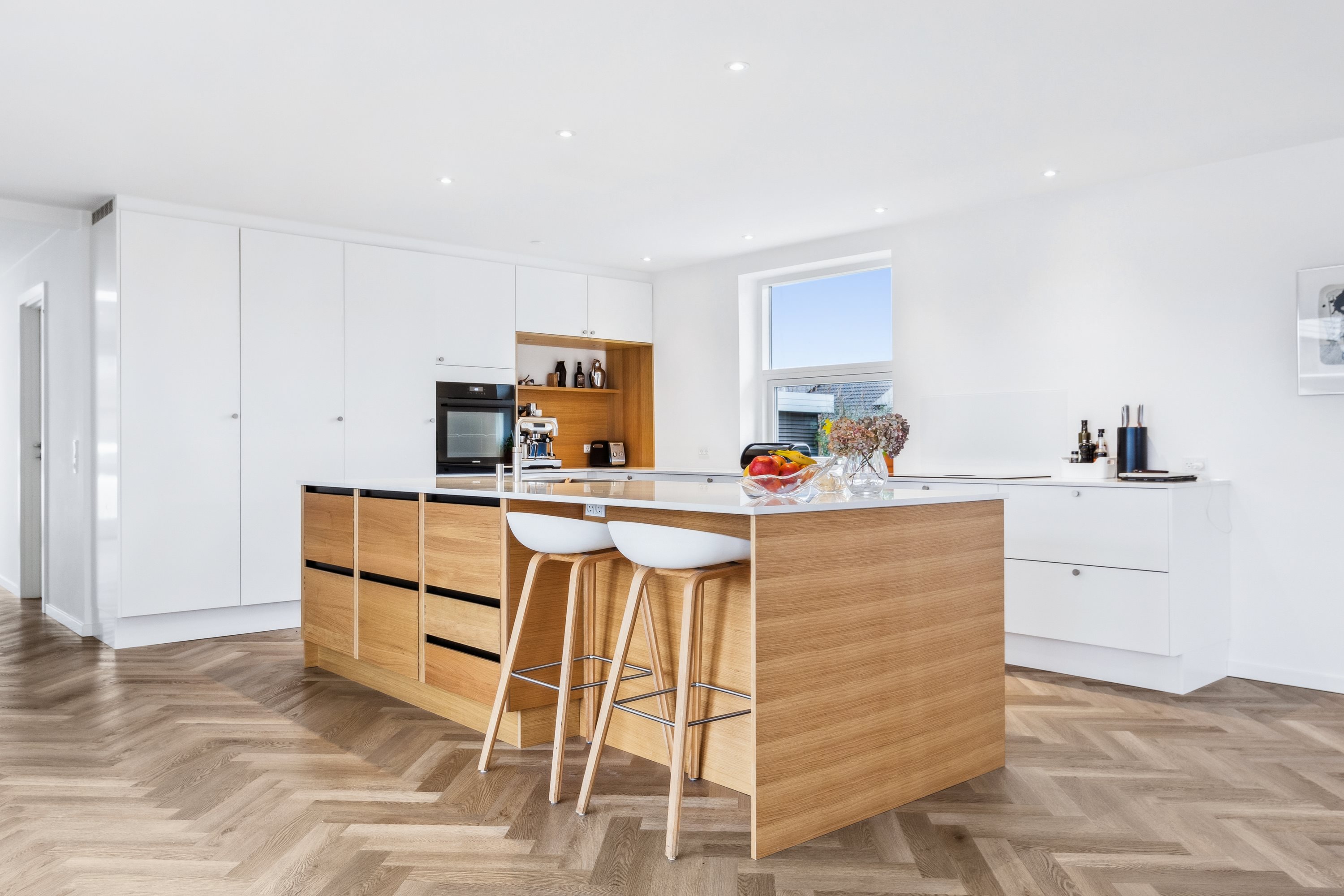 Fremhævet køkken billede i fuldskærmstilstand. Billede af Agertoften 6, Stensballe, 8700 Horsens