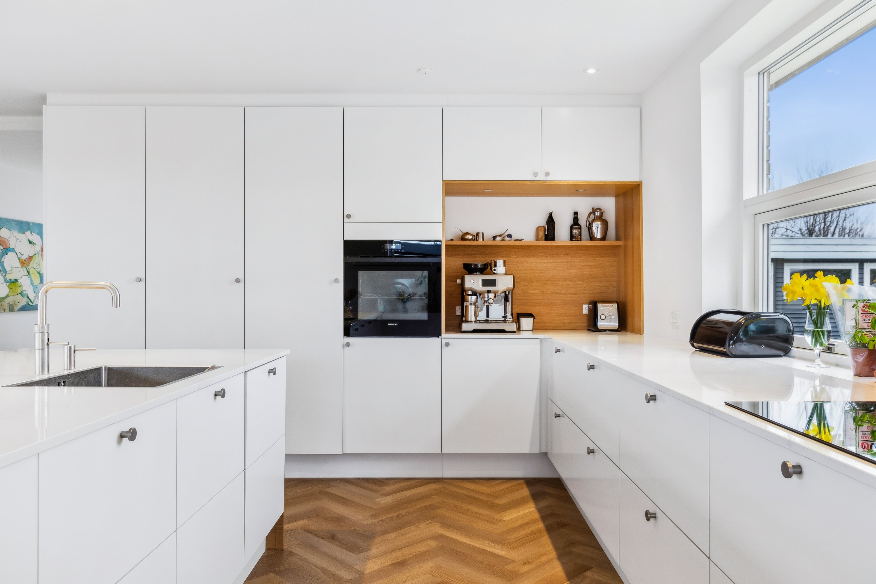 Fremhævet køkken billede i fuldskærmstilstand. Billede af Agertoften 6, Stensballe, 8700 Horsens