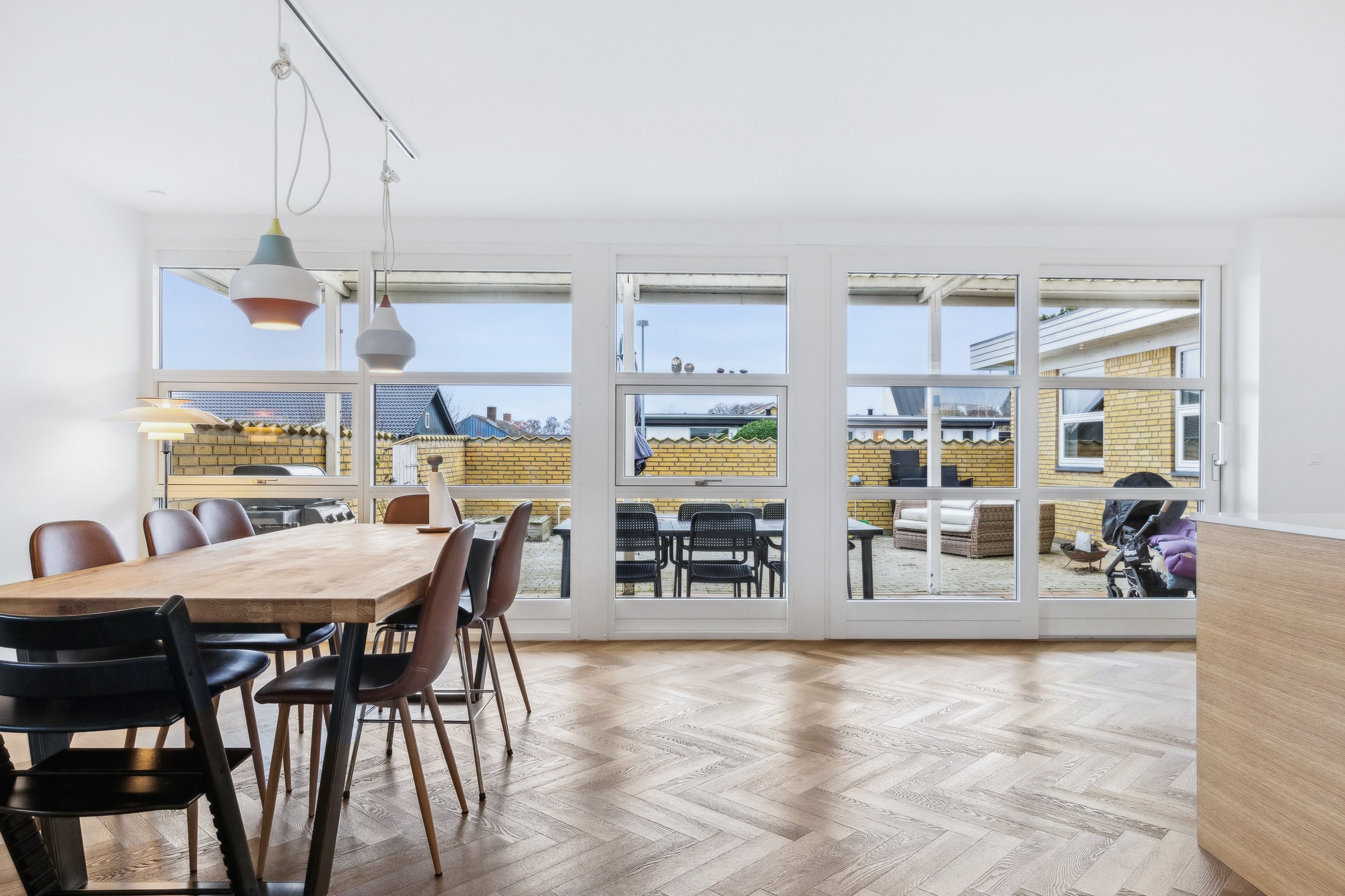 Fremhævet stue billede i fuldskærmstilstand. Billede af Agertoften 6, Stensballe, 8700 Horsens