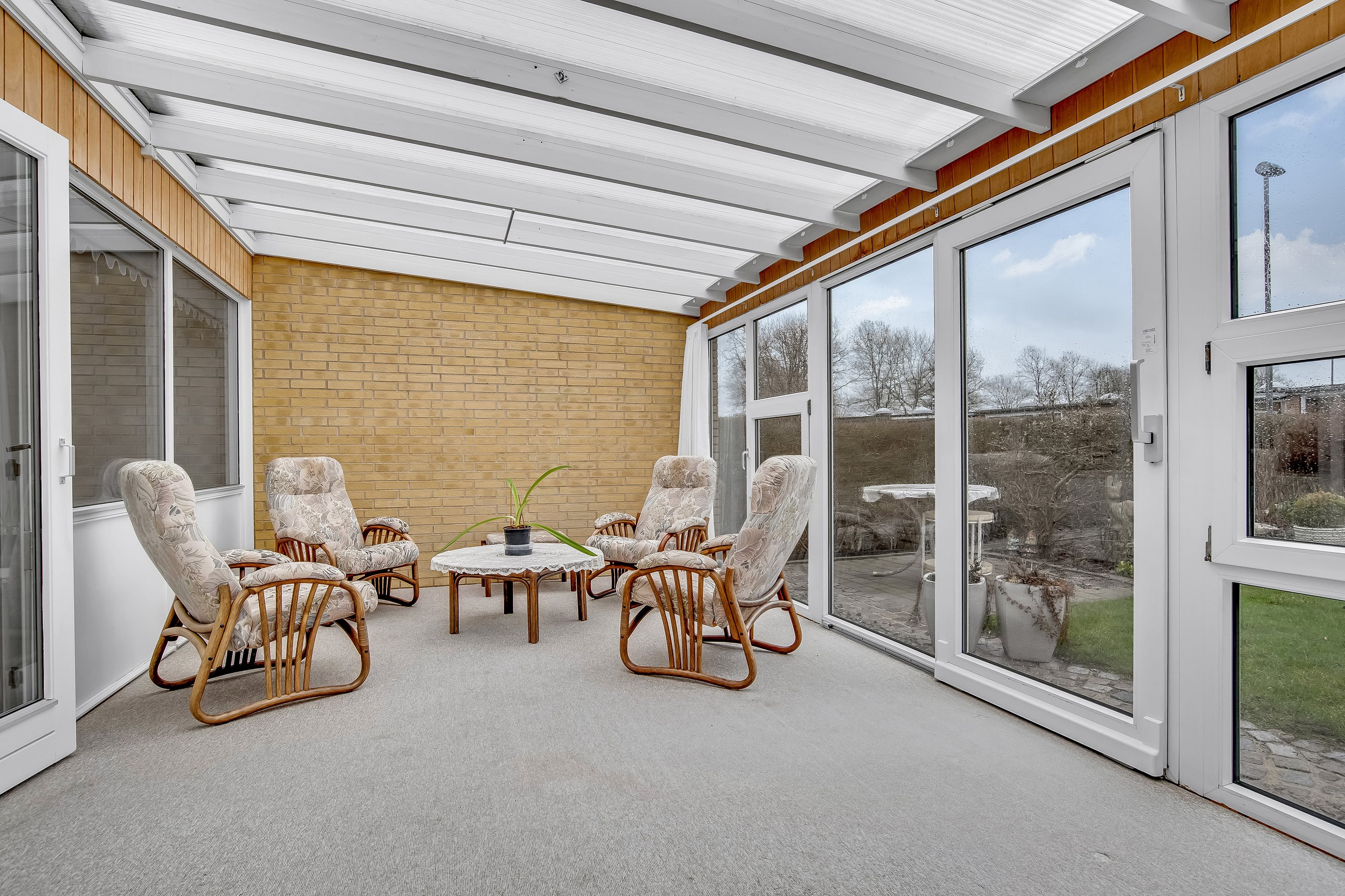 Fremhævet udestue billede i fuldskærmstilstand. Billede af Pile Alle 98, 7500 Holstebro