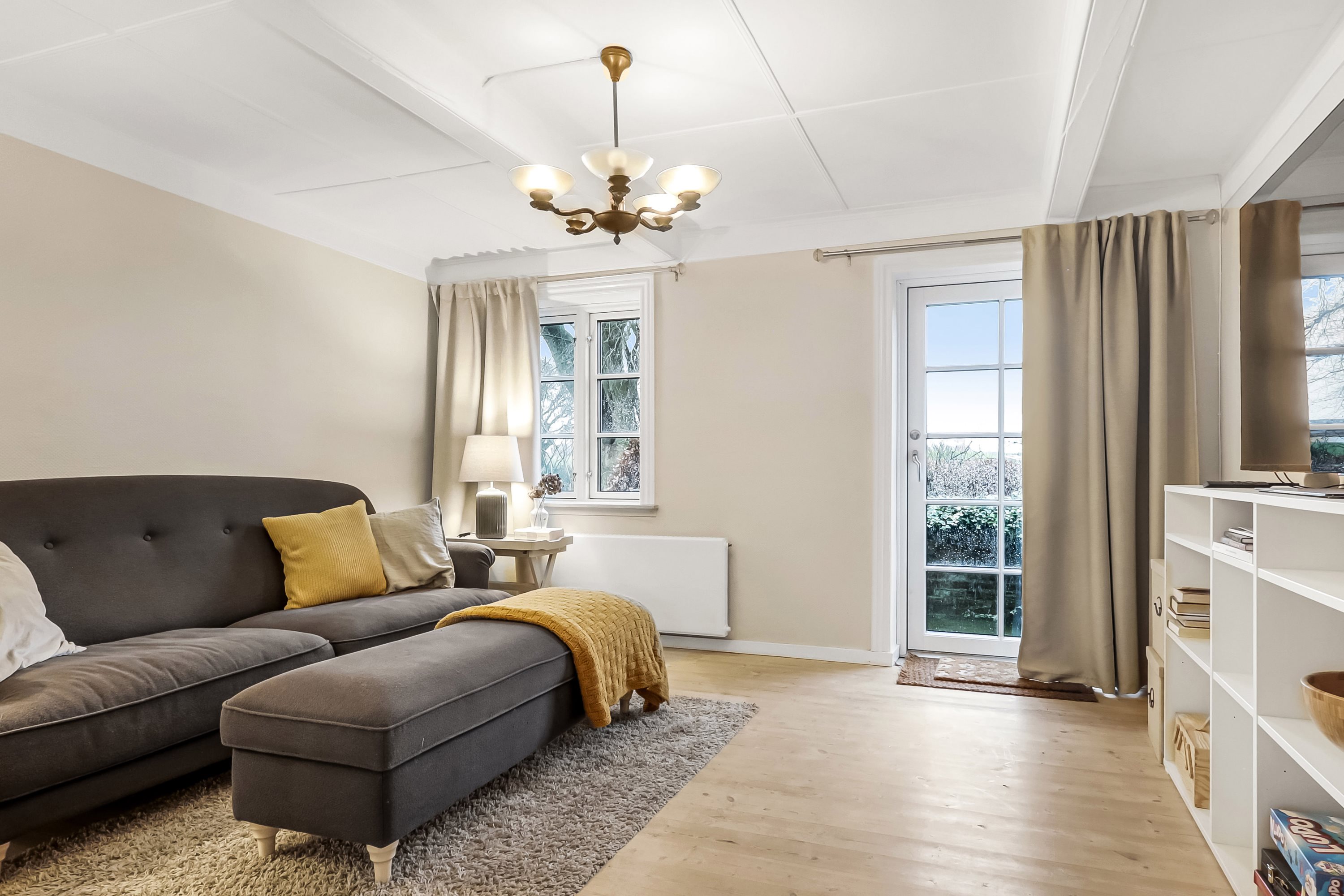 Fremhævet stue billede i fuldskærmstilstand. Billede af Klavsebøllevej 18, Klavsebølle, 5953 Tranekær