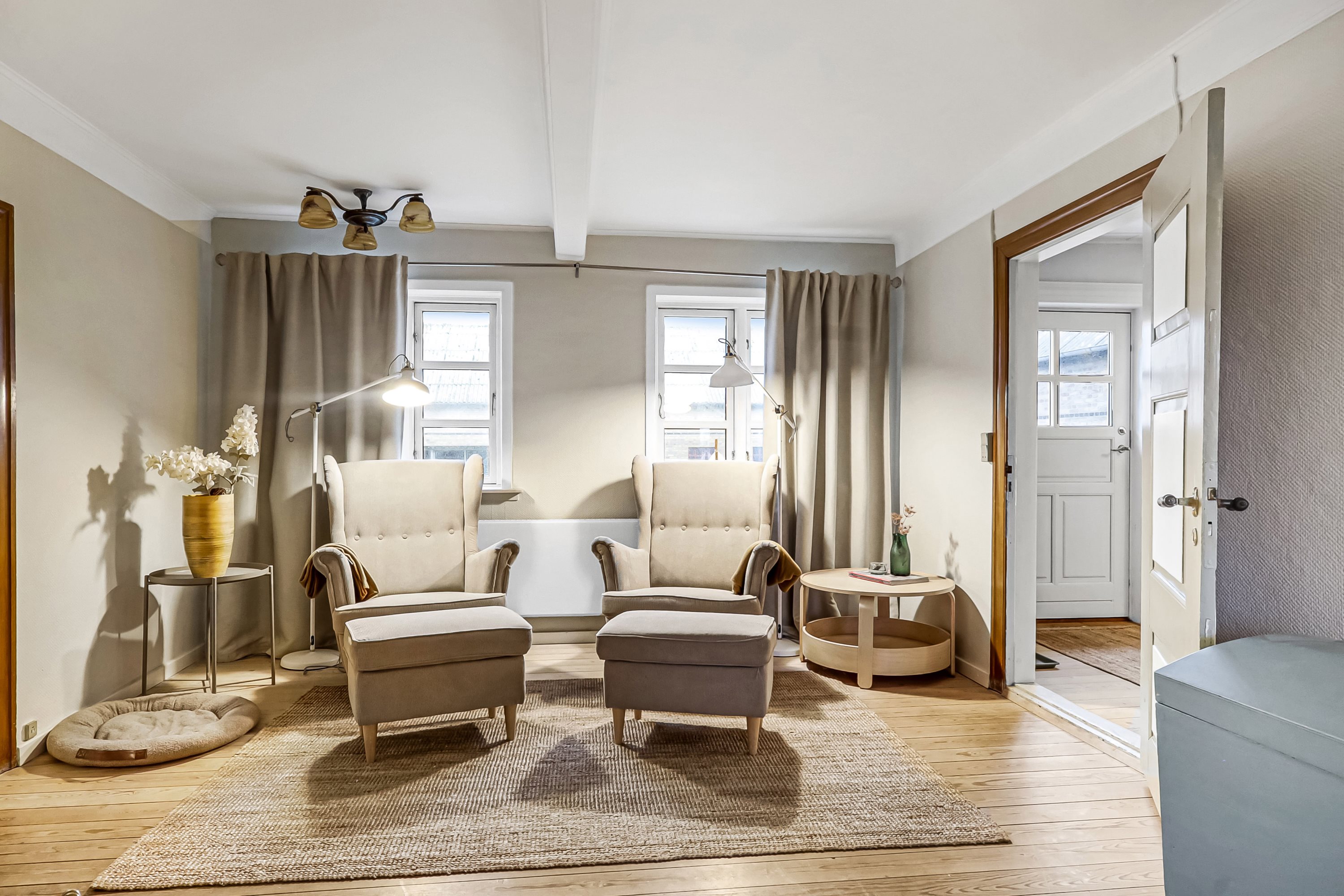 Fremhævet stue billede i fuldskærmstilstand. Billede af Klavsebøllevej 18, Klavsebølle, 5953 Tranekær