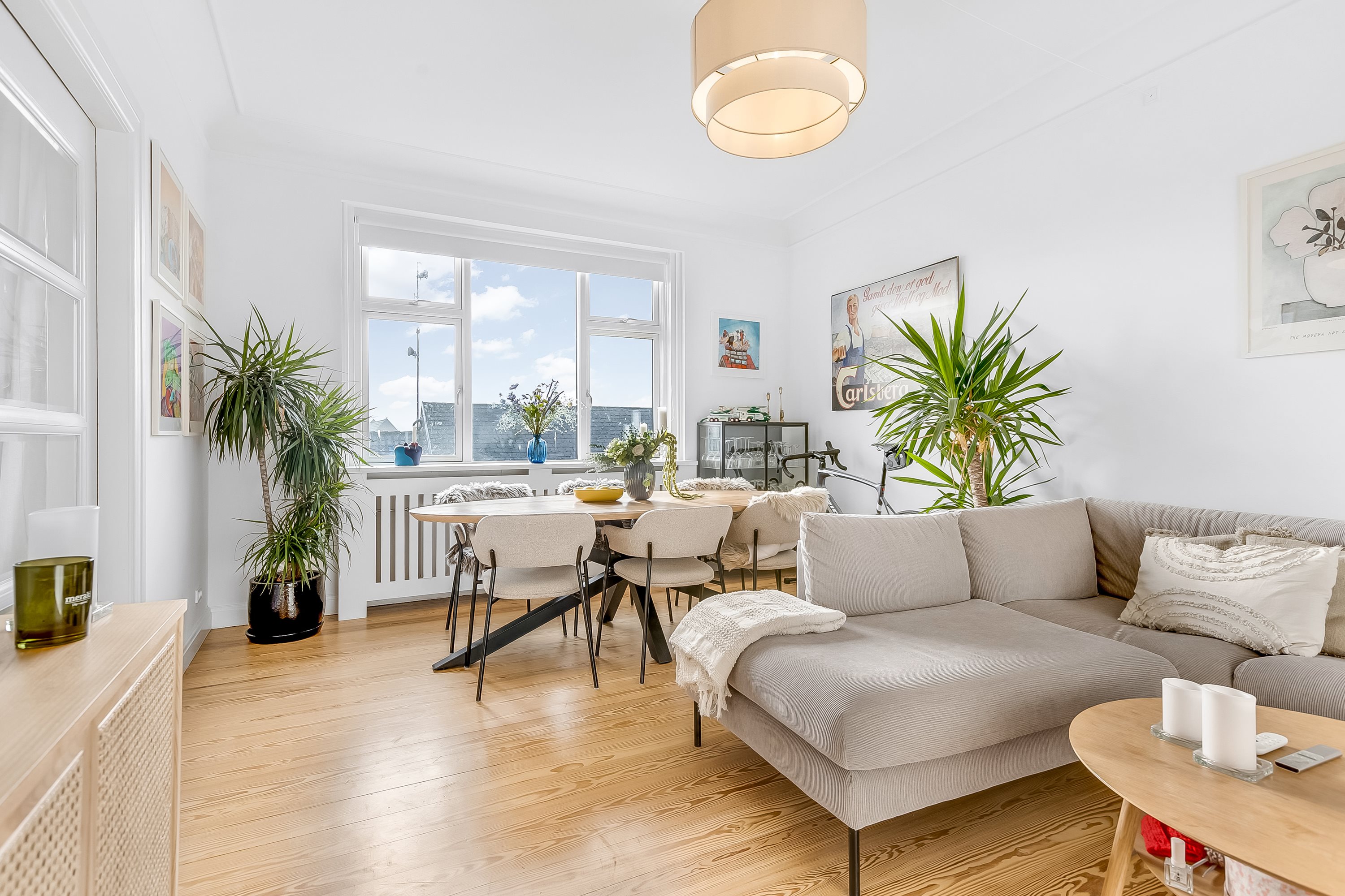 Fremhævet stue billede i fuldskærmstilstand. Billede af Bredegade 4, 3. tv., 4200 Slagelse