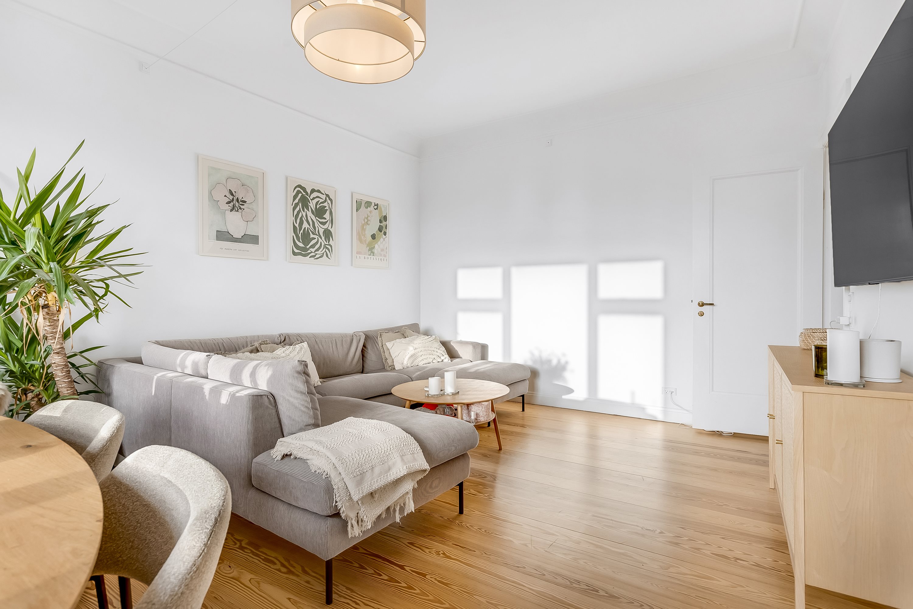 Fremhævet stue billede i fuldskærmstilstand. Billede af Bredegade 4, 3. tv., 4200 Slagelse