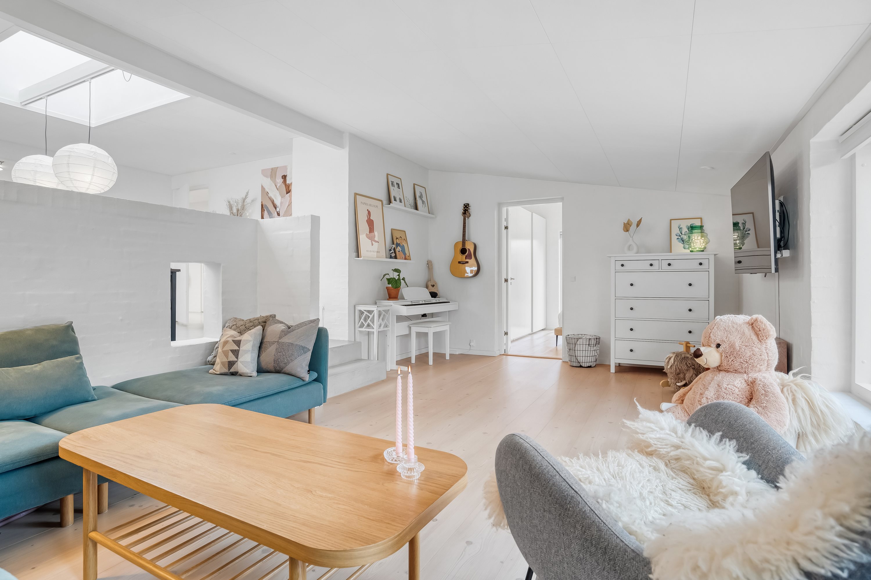 Fremhævet stue billede i fuldskærmstilstand. Billede af Wagnersvej 48, 7500 Holstebro