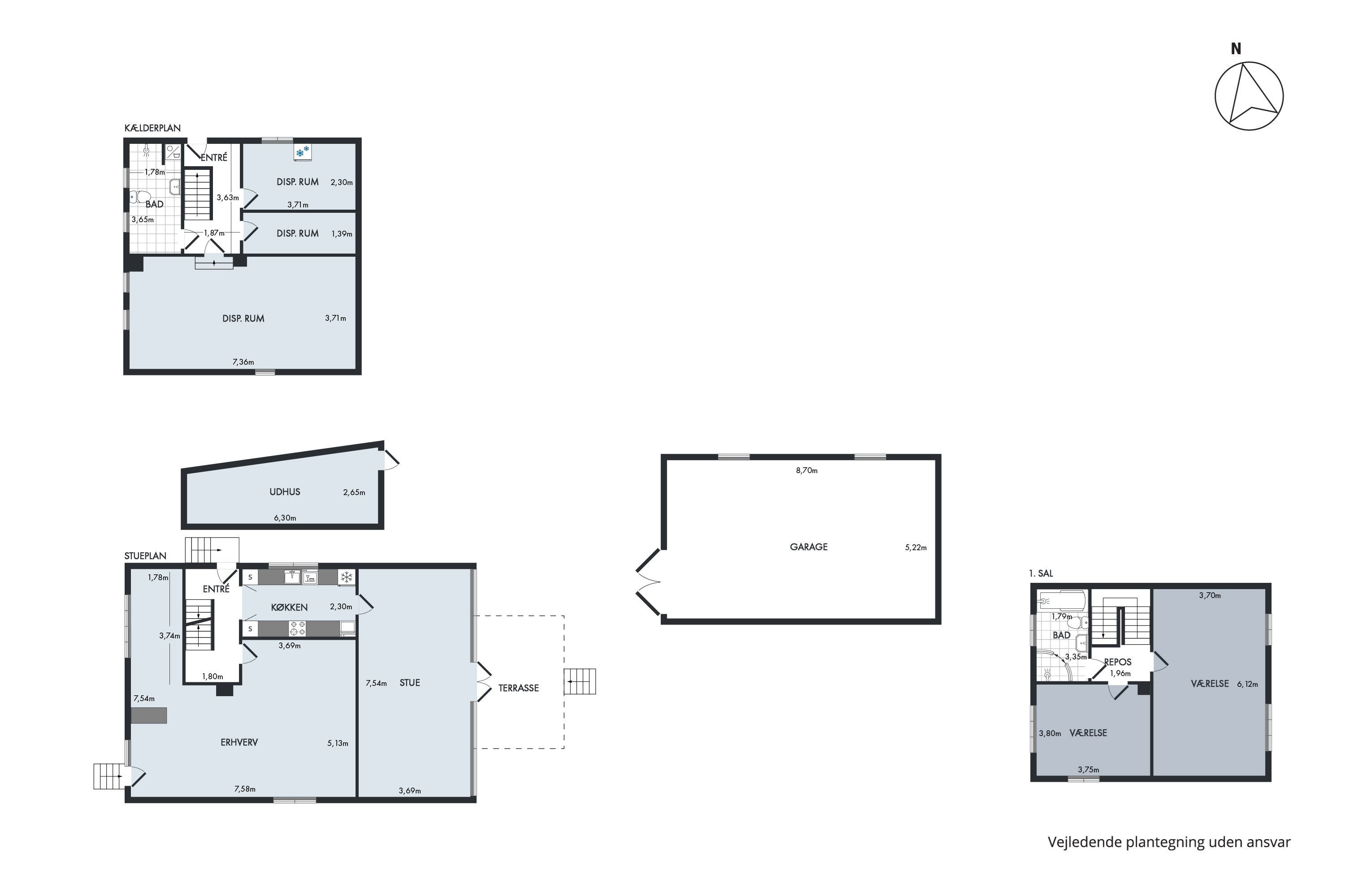 Plantegninger billede af Odensevej 1, Hjallese, 5260 Odense S