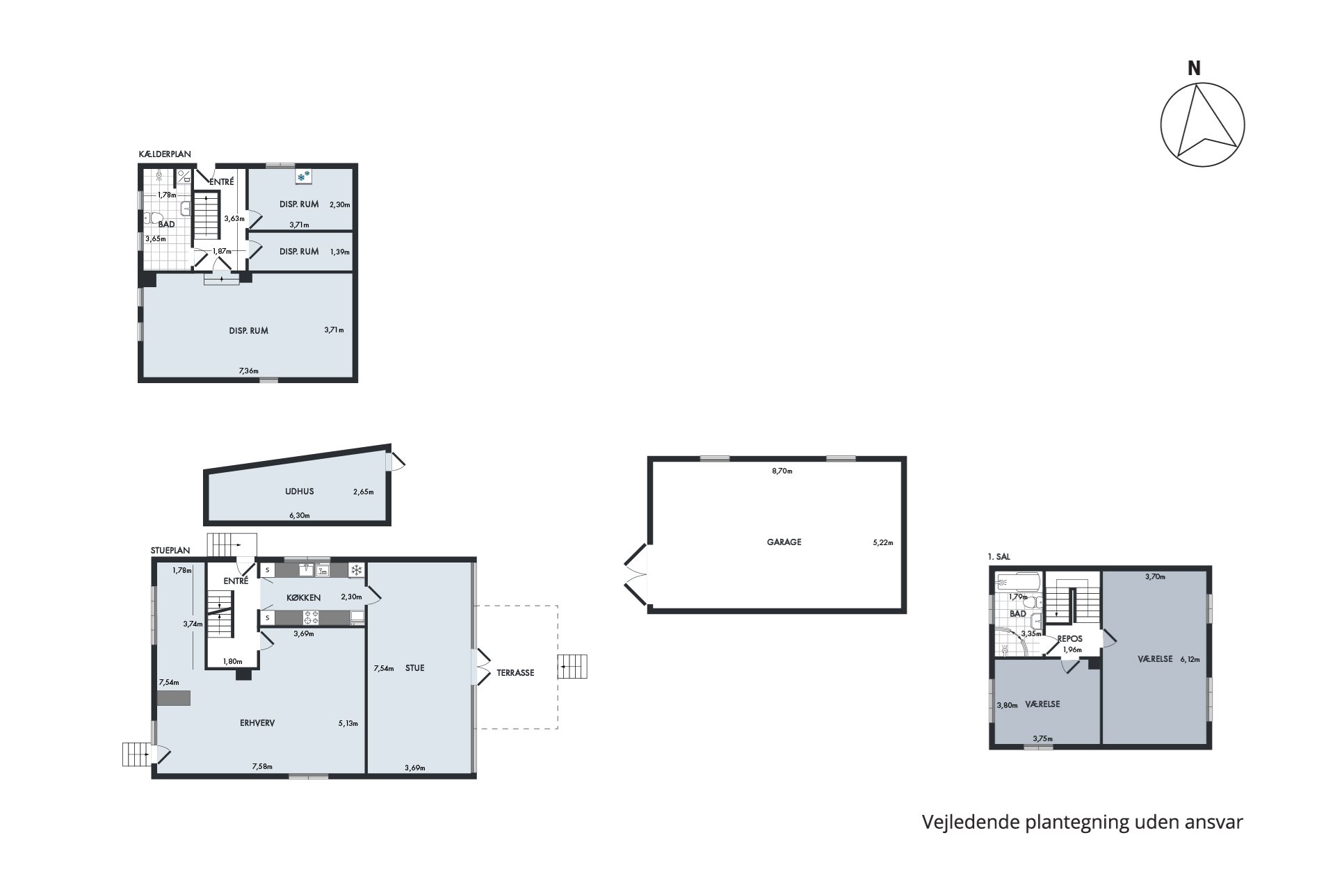 Plantegninger billede af Odensevej 1, Hjallese, 5260 Odense S