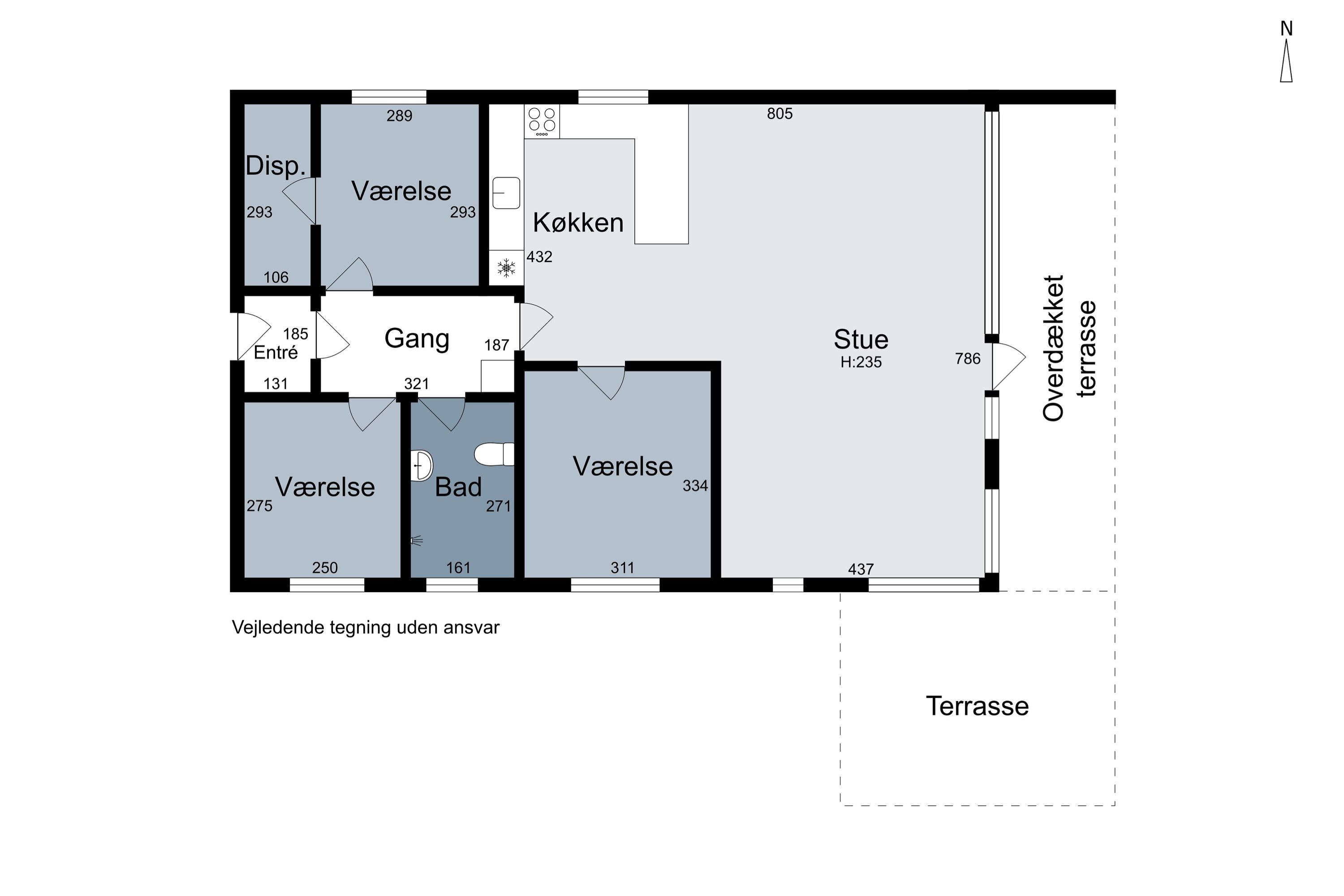 Plantegninger billede af Over Reese 9, Skyum, 7752 Snedsted