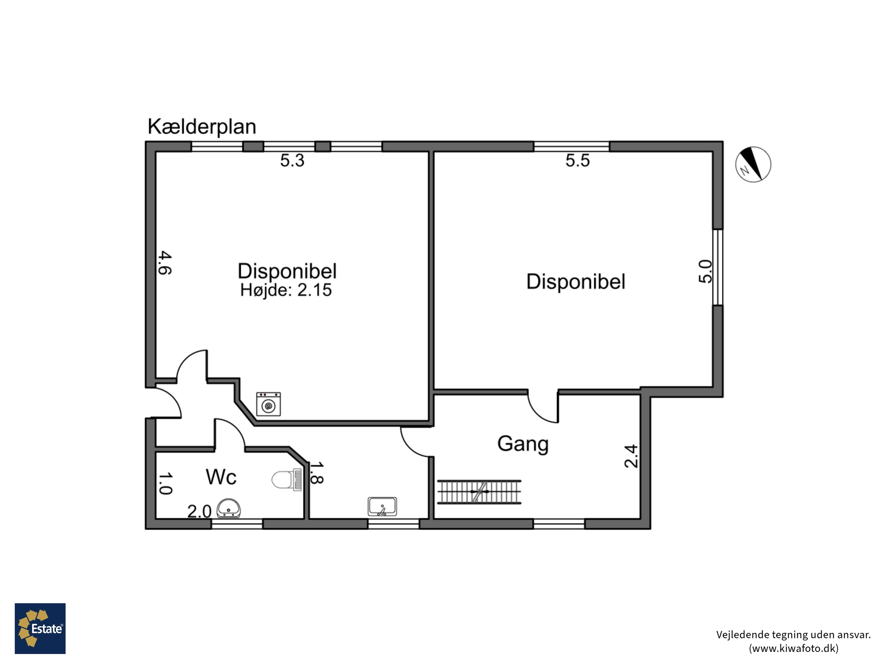 Plantegninger billede af Kongensgade 26, 4800 Nykøbing F