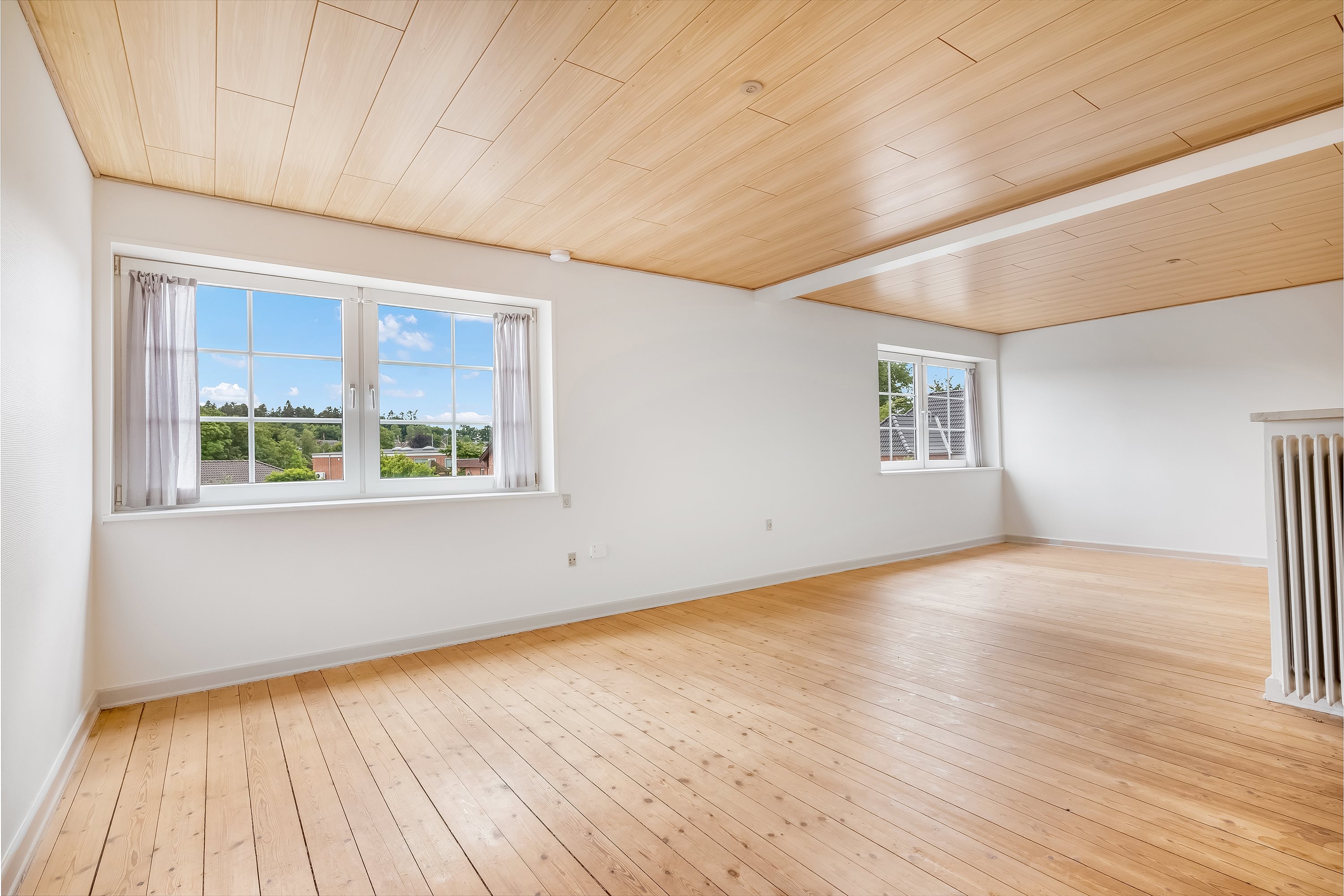 Fremhævet stue billede i fuldskærmstilstand. Billede af Langgade 48, 7550 Sørvad