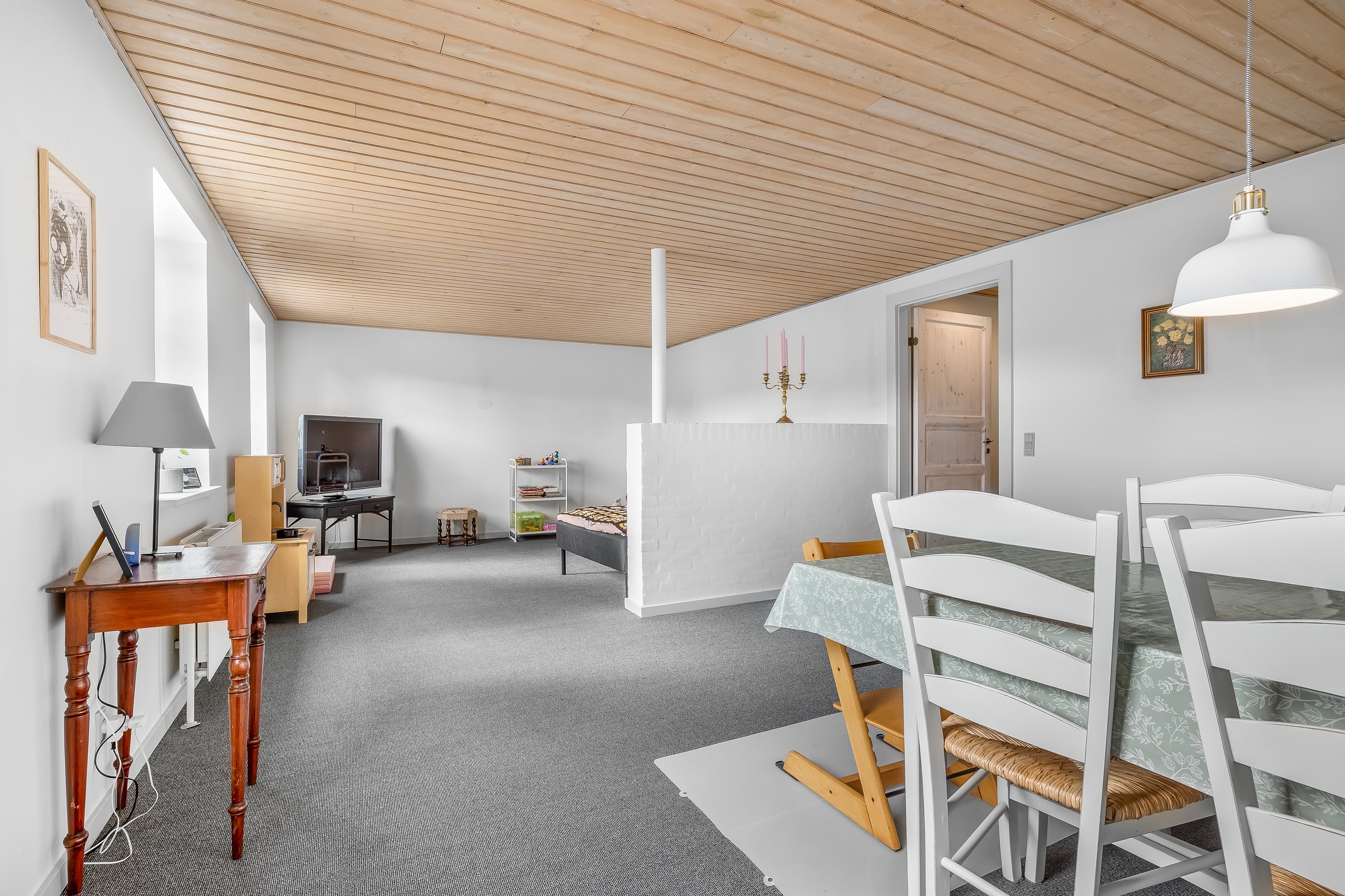 Fremhævet spisestue billede i fuldskærmstilstand. Billede af Langgade 48, 7550 Sørvad