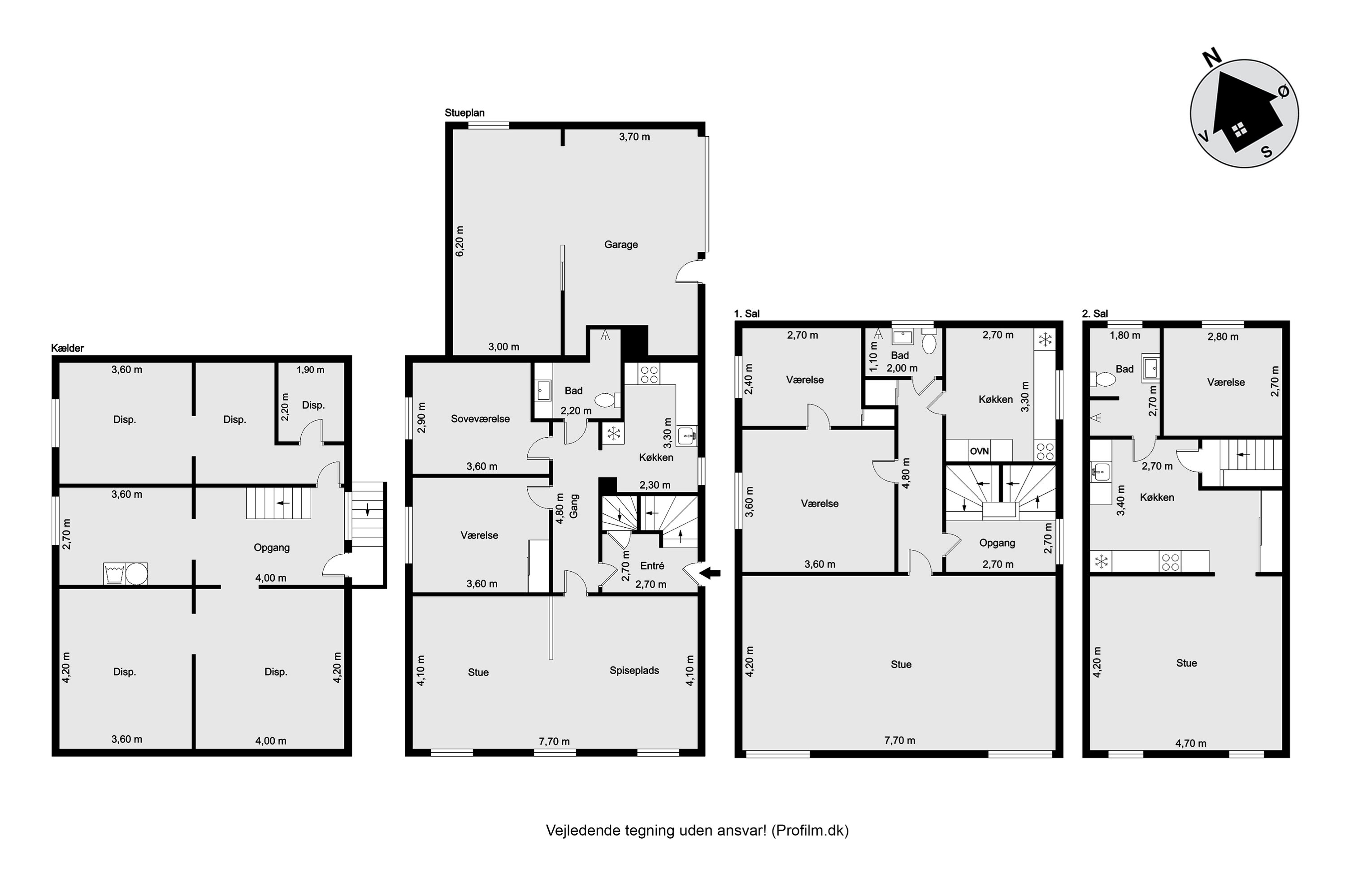 Plantegninger billede af Langgade 48, 7550 Sørvad