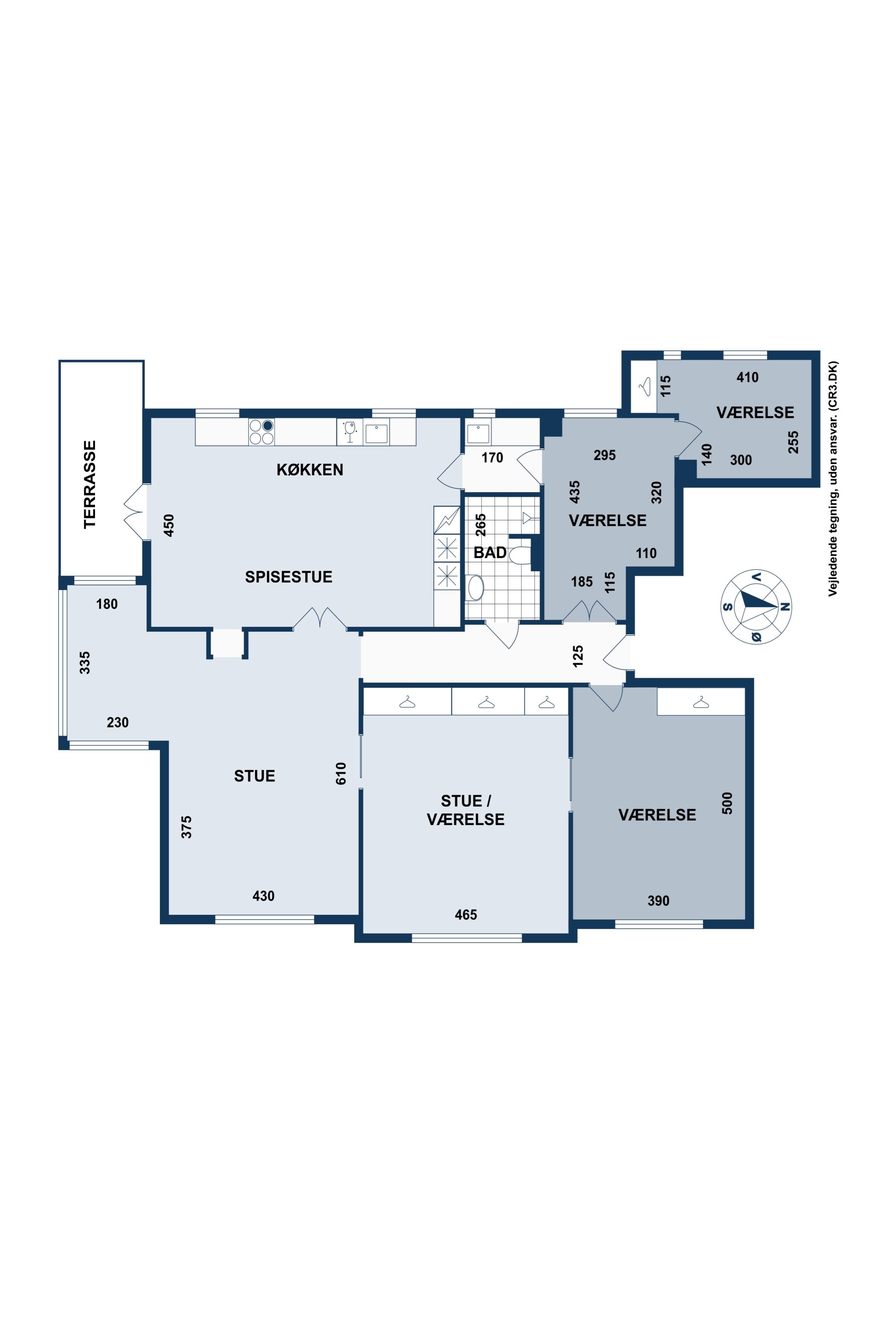 Plantegninger billede af Svanemøllevej 13, 1., 2100 København Ø