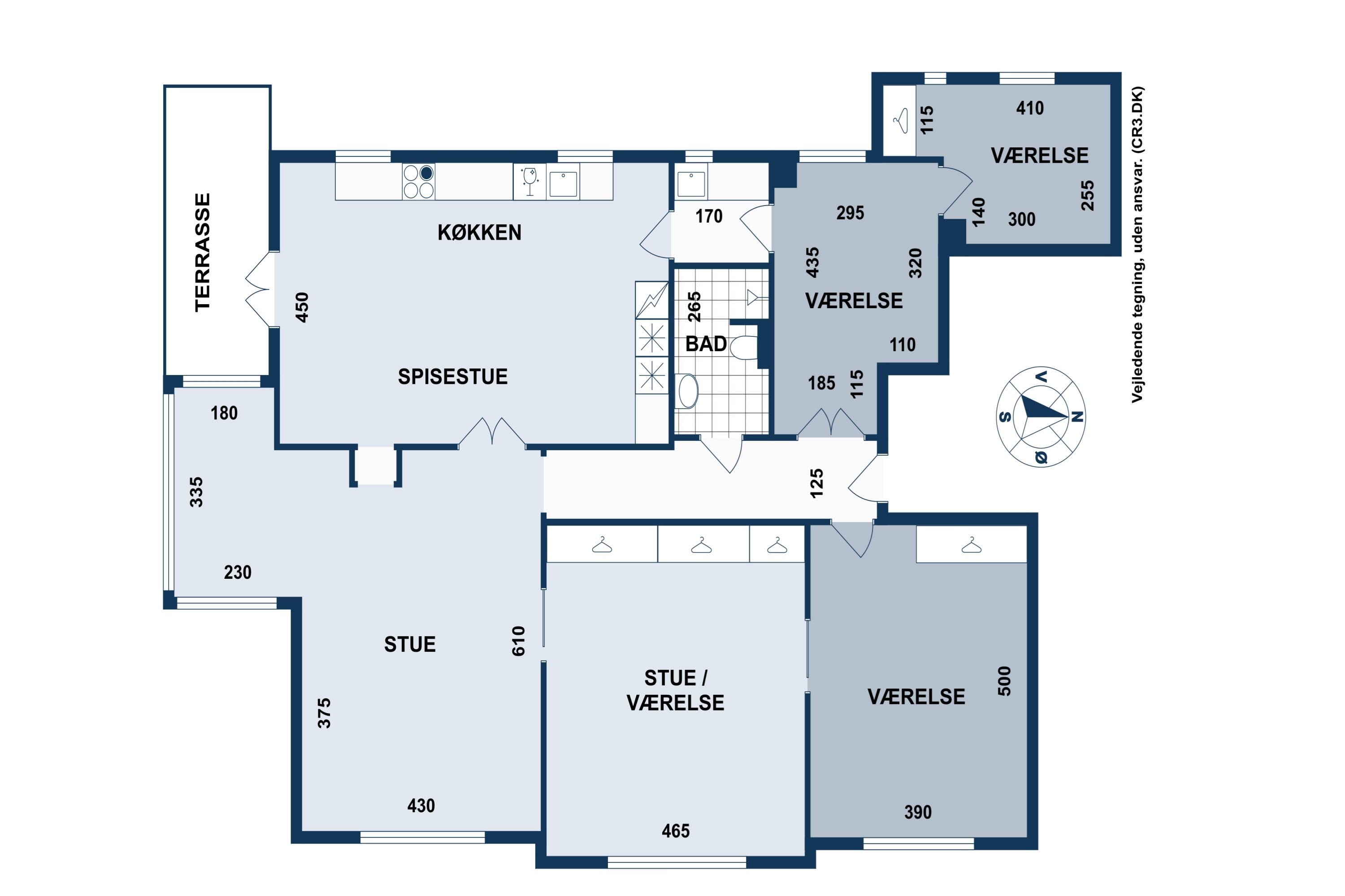 Plantegninger billede af Svanemøllevej 13, 1., 2100 København Ø
