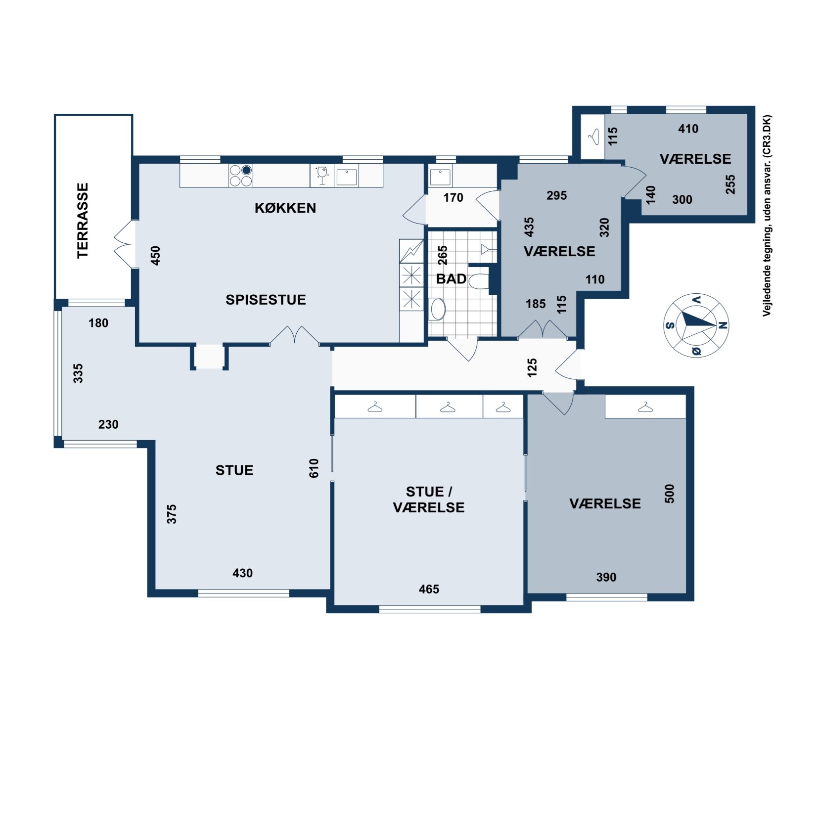 Plantegninger billede af Svanemøllevej 13, 1., 2100 København Ø