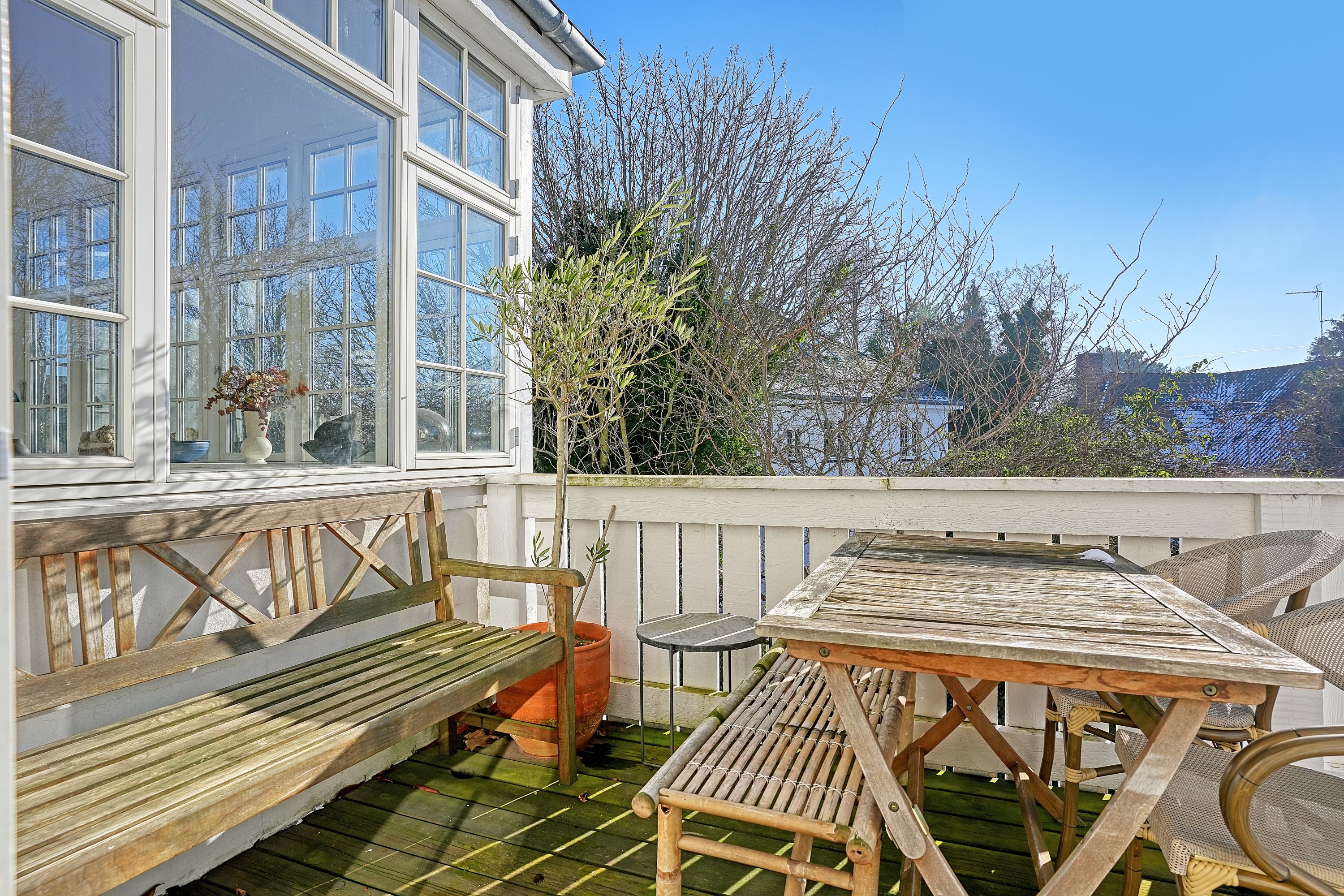 Fremhævet altan billede i fuldskærmstilstand. Billede af Svanemøllevej 13, 1., 2100 København Ø