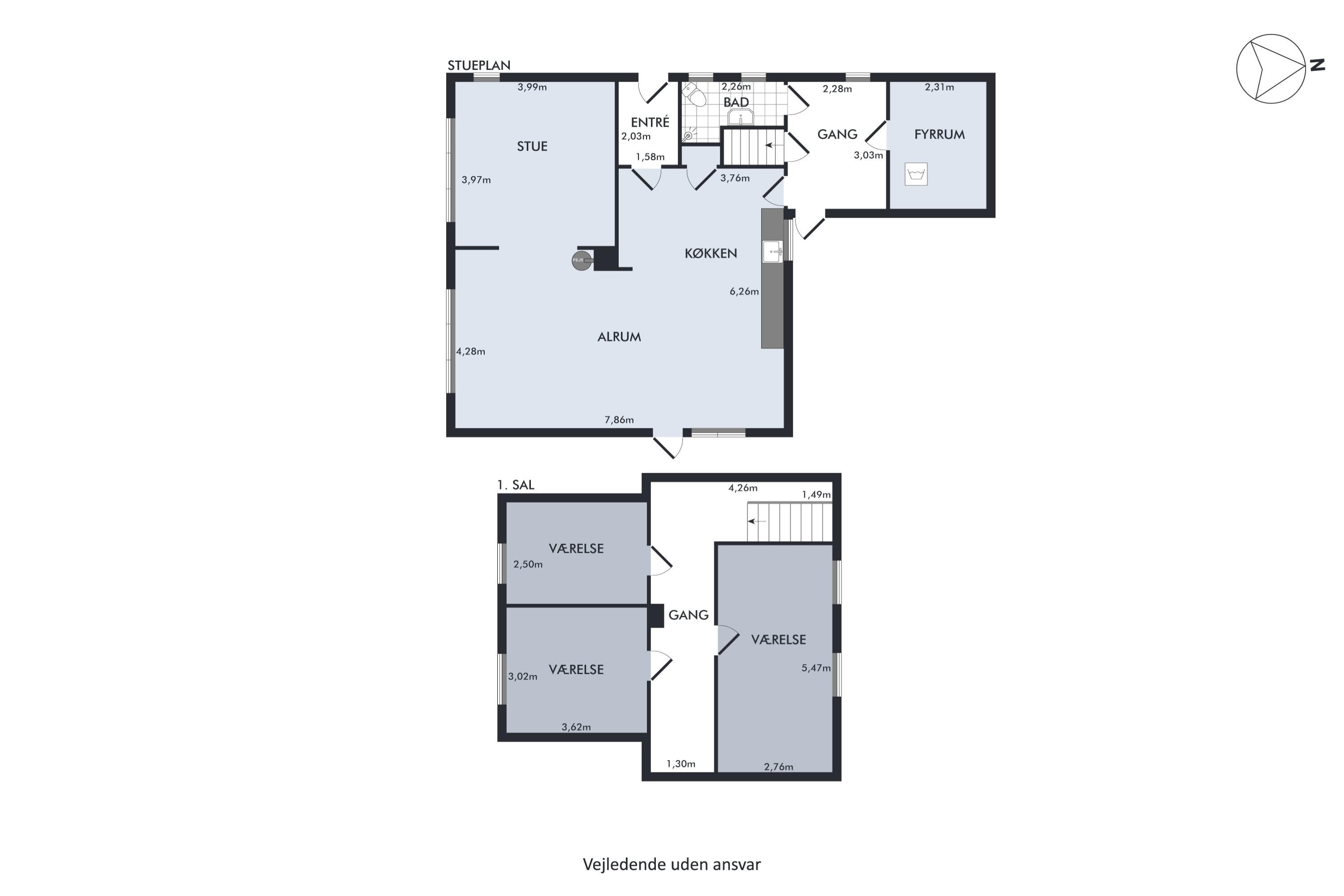 Plantegninger billede af Østerballe 3, Skelde, 6310 Broager