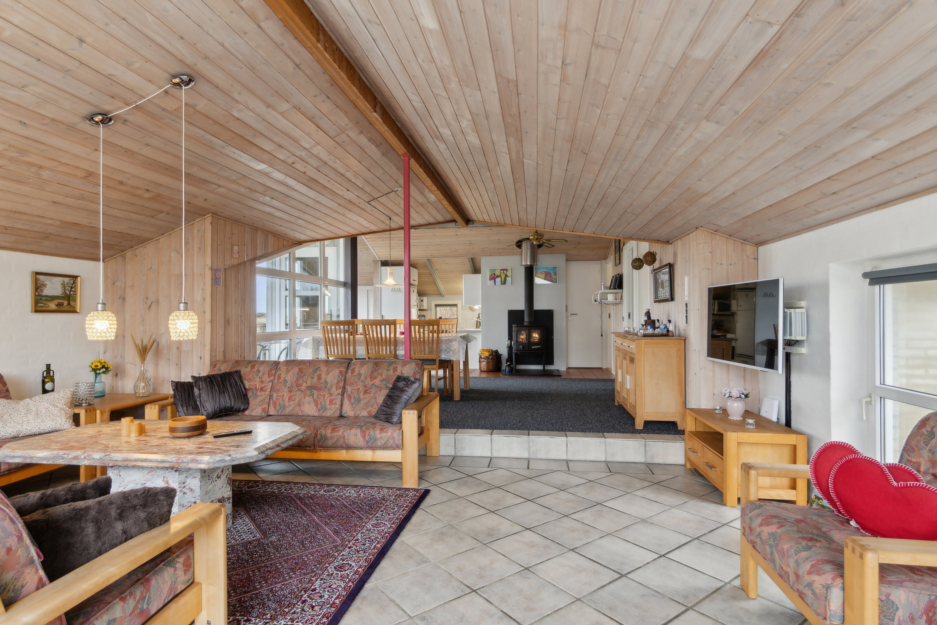 Fremhævet stue billede i fuldskærmstilstand. Billede af Ingerslevvej 2, Vorupør, 7700 Thisted