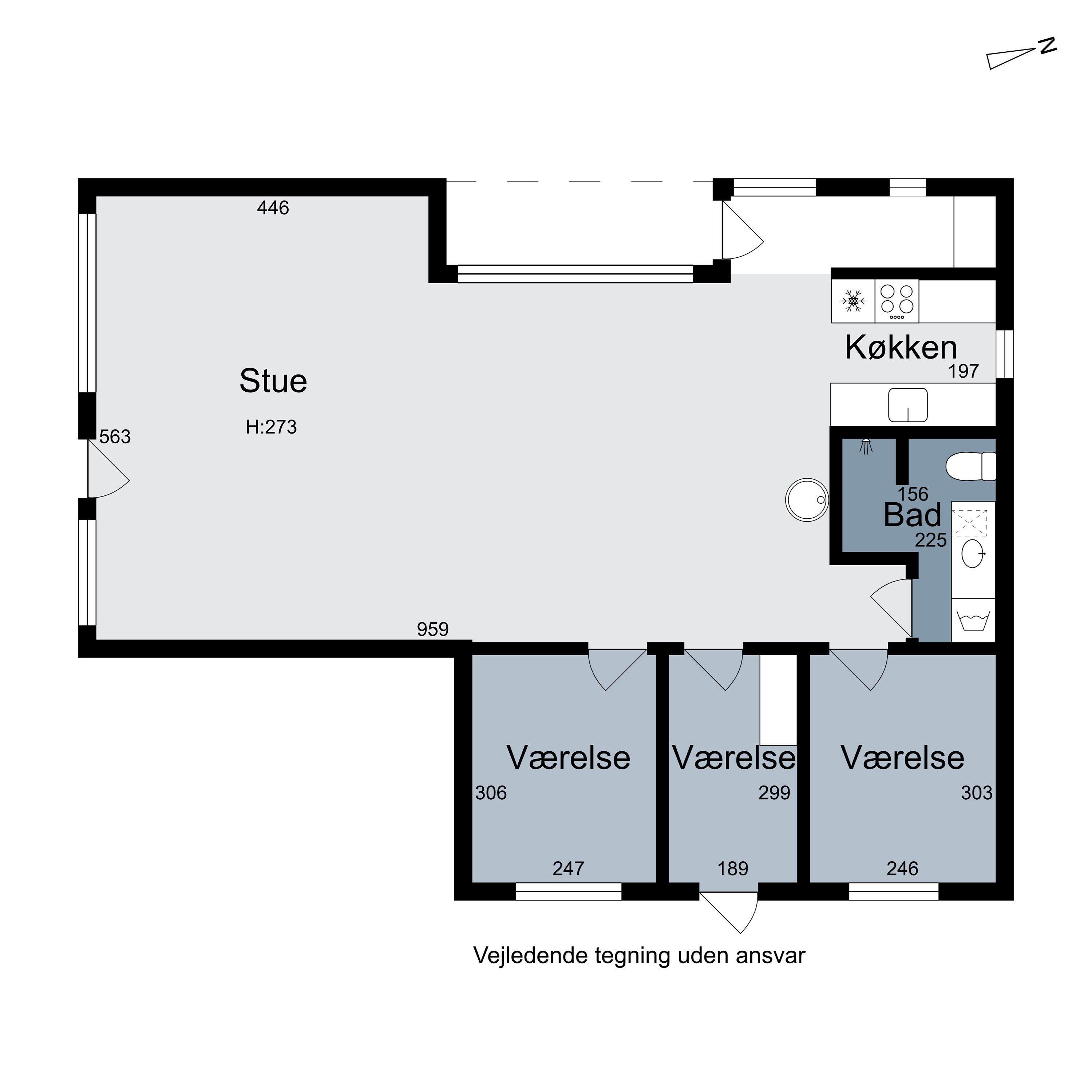 Plantegninger billede af Ingerslevvej 2, Vorupør, 7700 Thisted