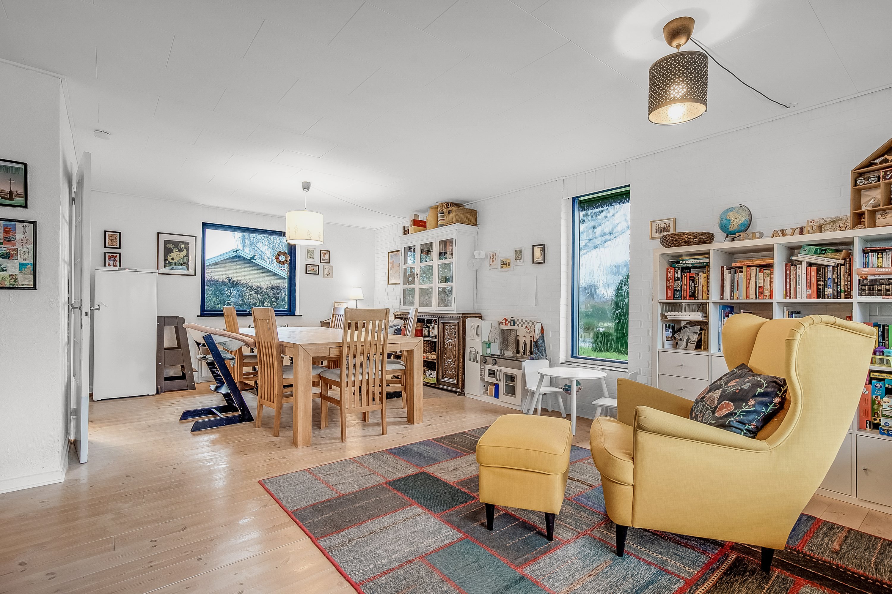 Fremhævet stue billede i fuldskærmstilstand. Billede af Vejrmosegårds Allé 56, Snoghøj, 7000 Fredericia