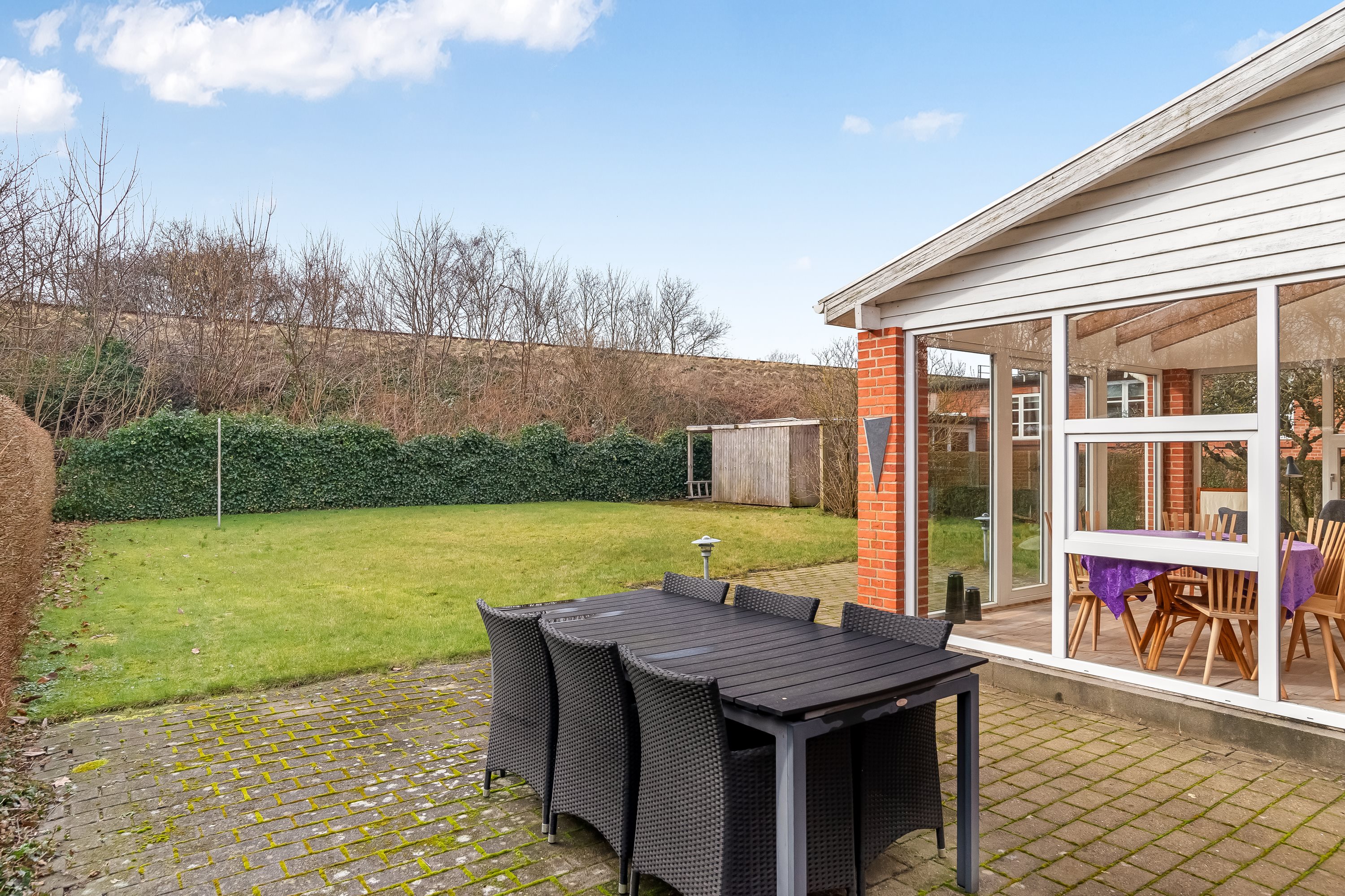 Fremhævet terrasse billede i fuldskærmstilstand. Billede af Vesterled 23, 7500 Holstebro