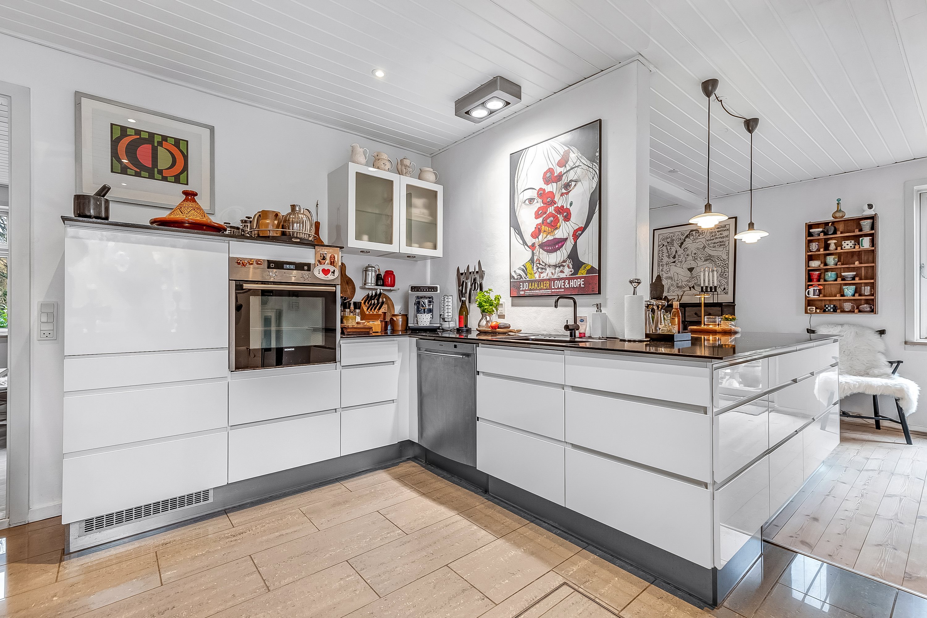 Fremhævet køkken billede i fuldskærmstilstand. Billede af Fredericiavej 26, 7100 Vejle