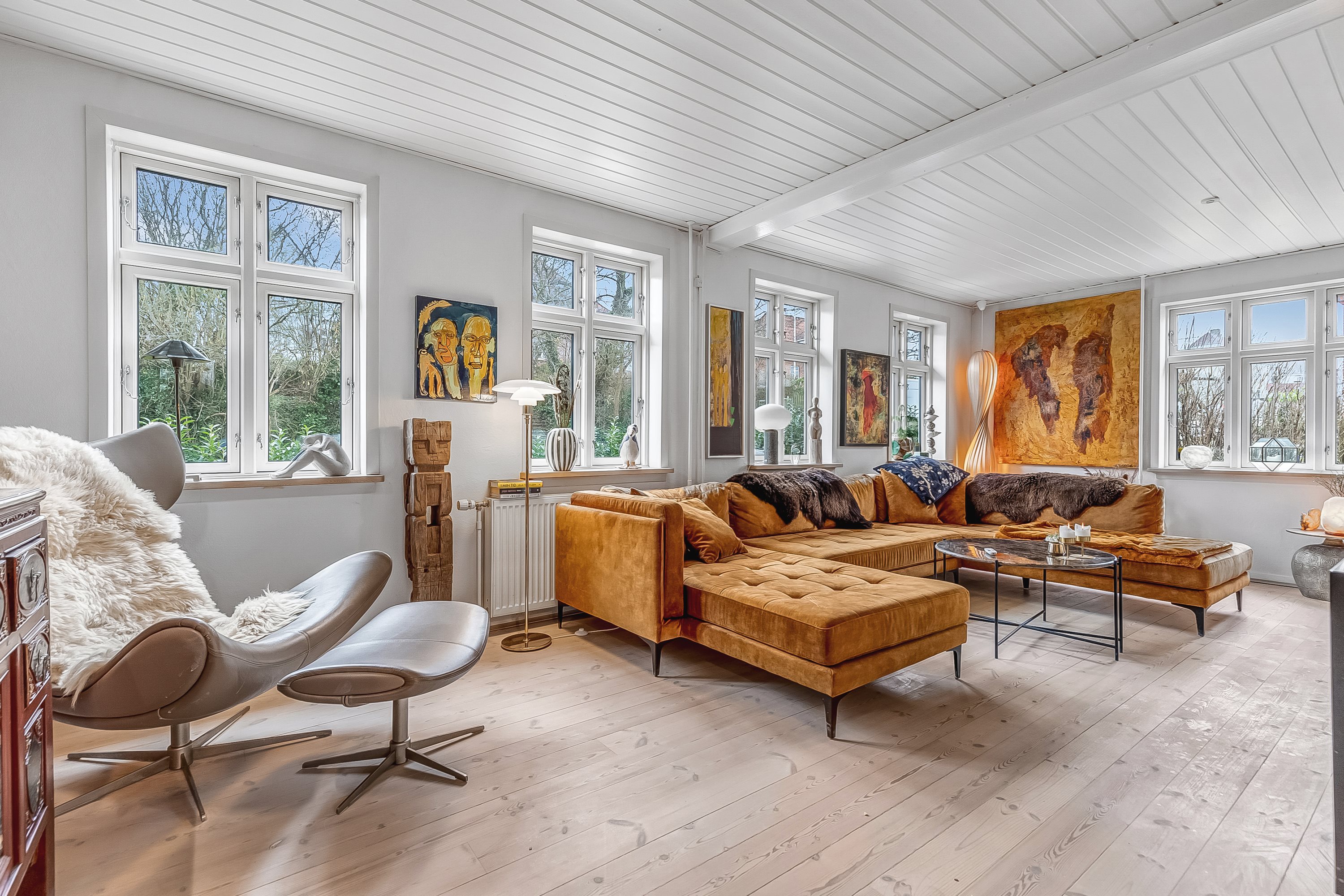 Fremhævet stue billede i fuldskærmstilstand. Billede af Fredericiavej 26, 7100 Vejle