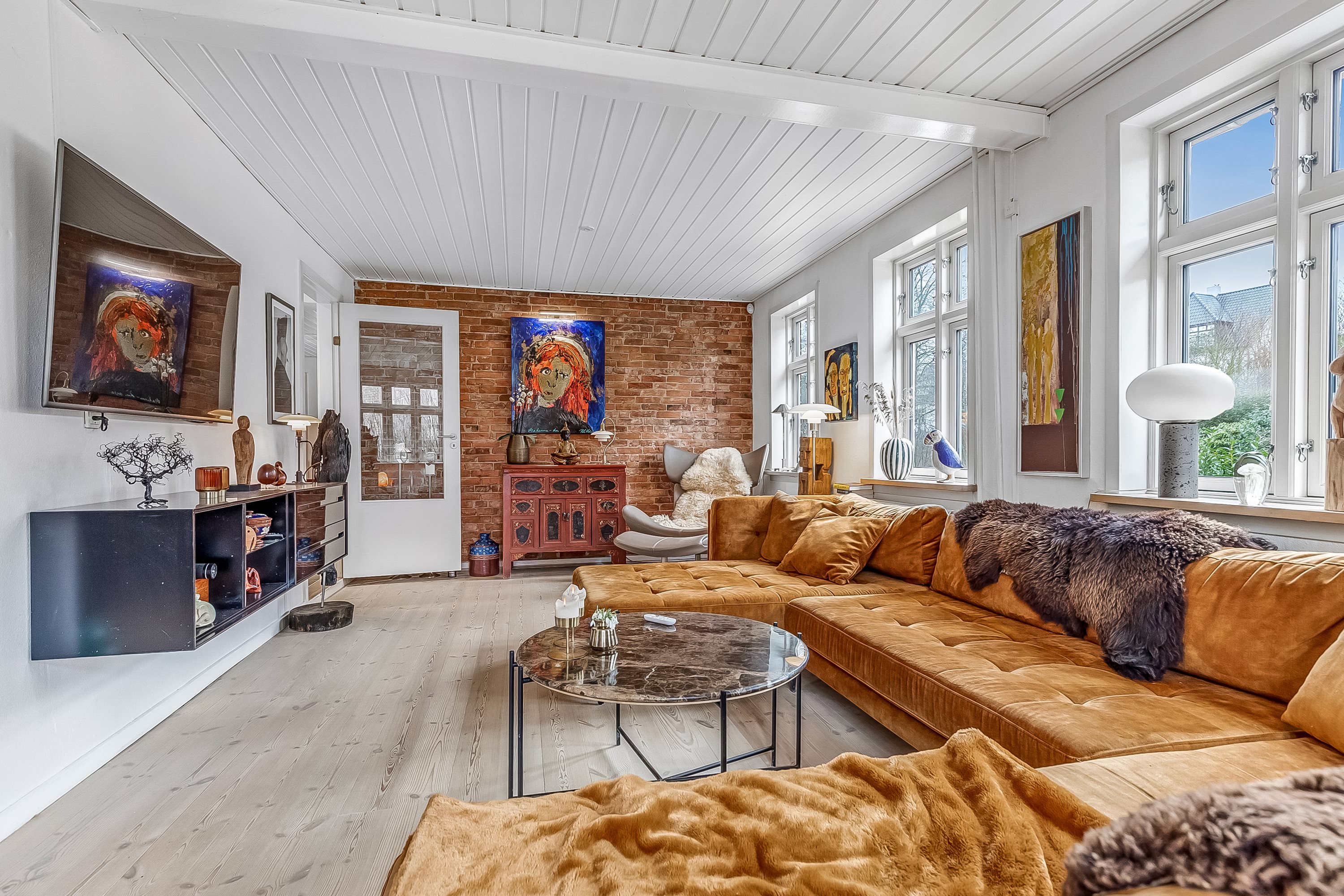 Fremhævet stue billede i fuldskærmstilstand. Billede af Fredericiavej 26, 7100 Vejle