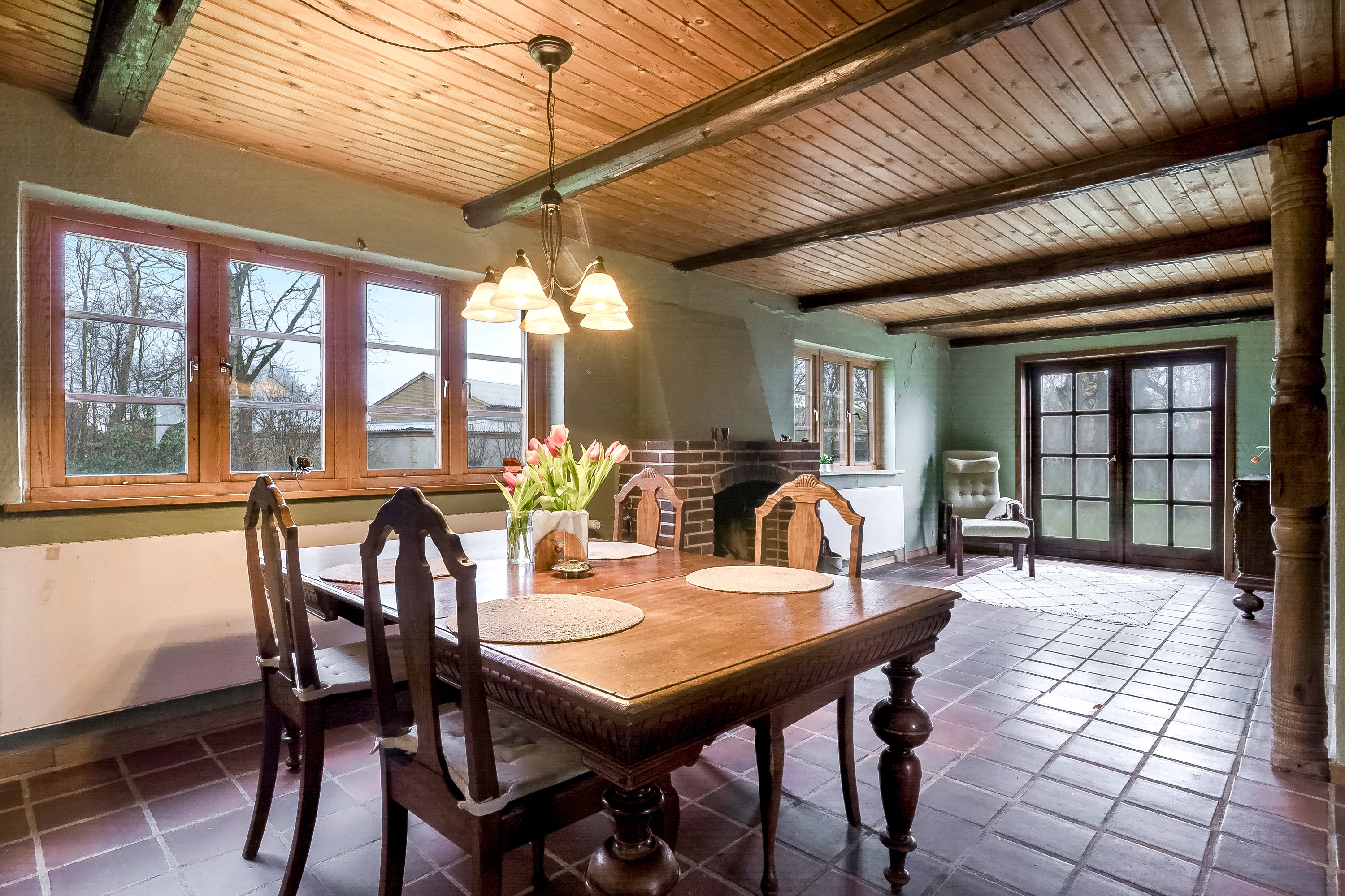 Fremhævet stue billede i fuldskærmstilstand. Billede af Radbyvej 7, Allested, 5672 Broby