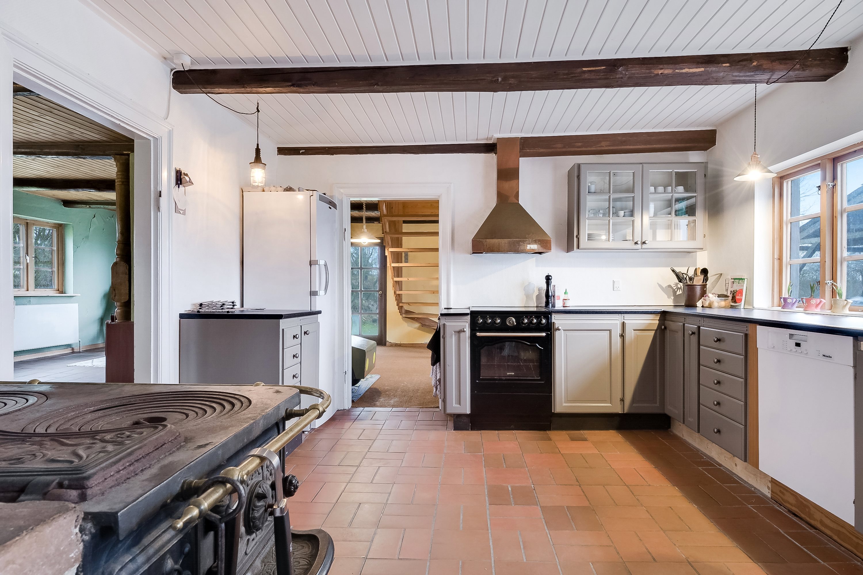 Fremhævet køkken billede i fuldskærmstilstand. Billede af Radbyvej 7, Allested, 5672 Broby