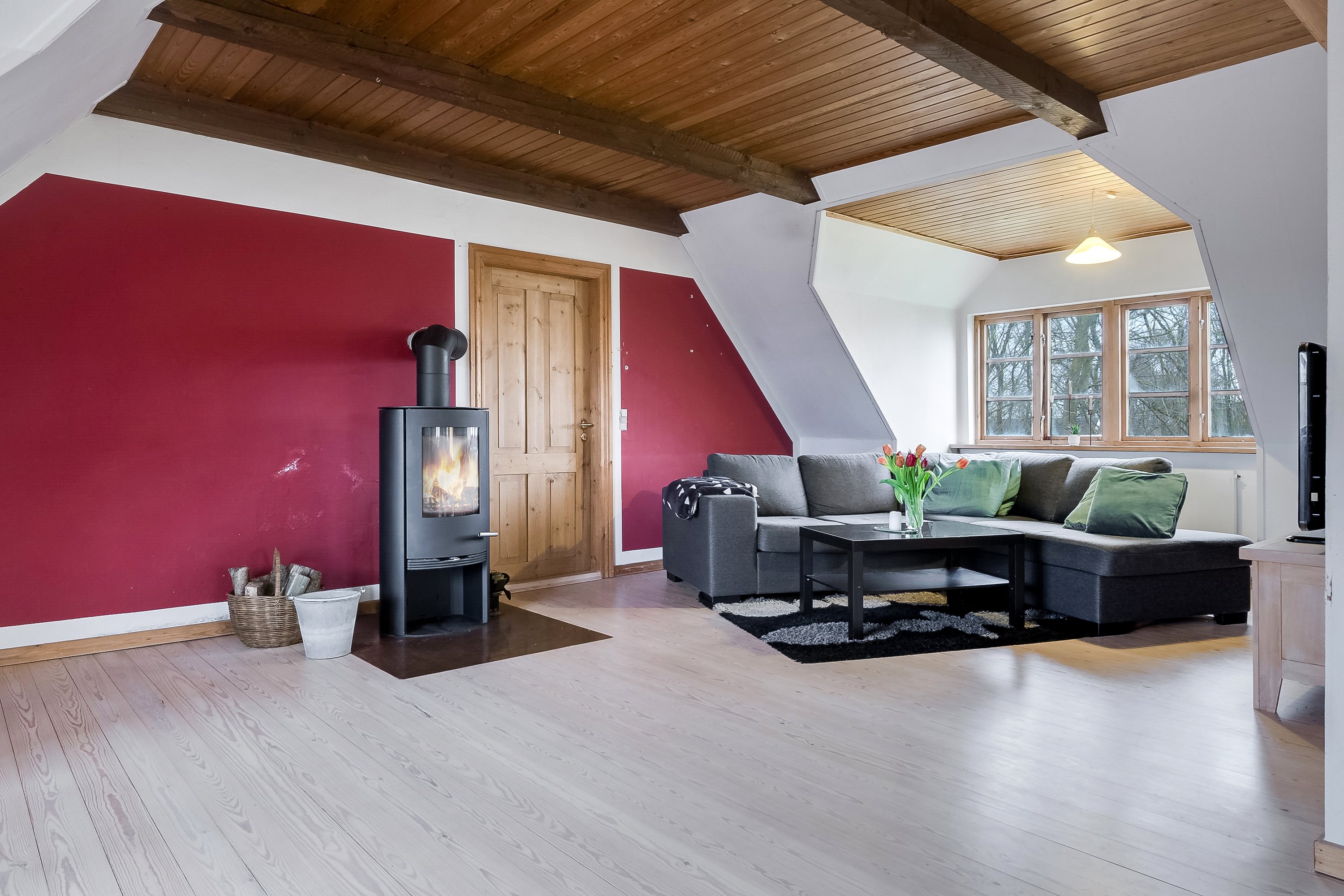 Fremhævet stue billede i fuldskærmstilstand. Billede af Radbyvej 7, Allested, 5672 Broby