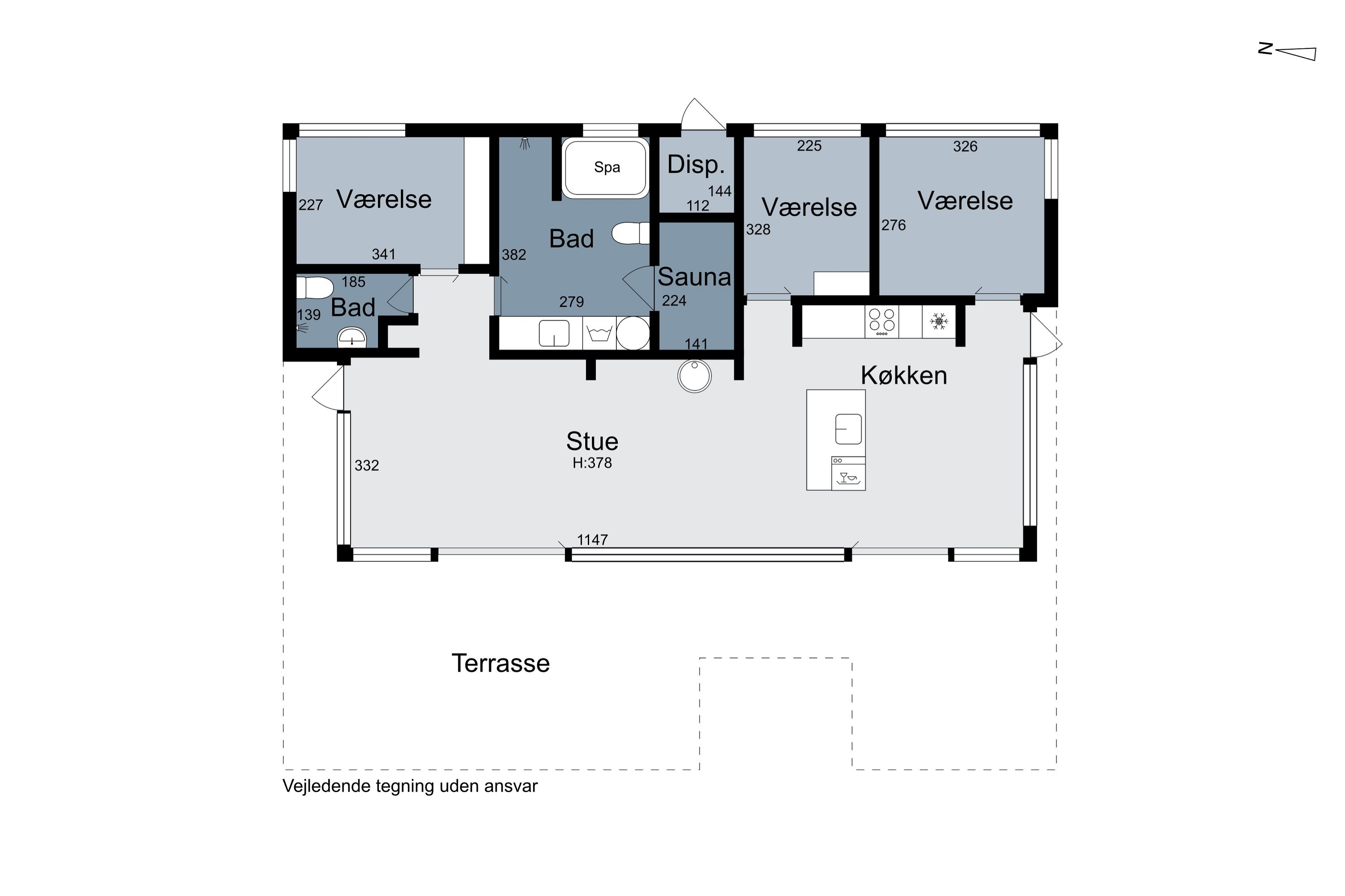 Plantegninger billede af Nordsøvej 202A, Vorupør, 7700 Thisted