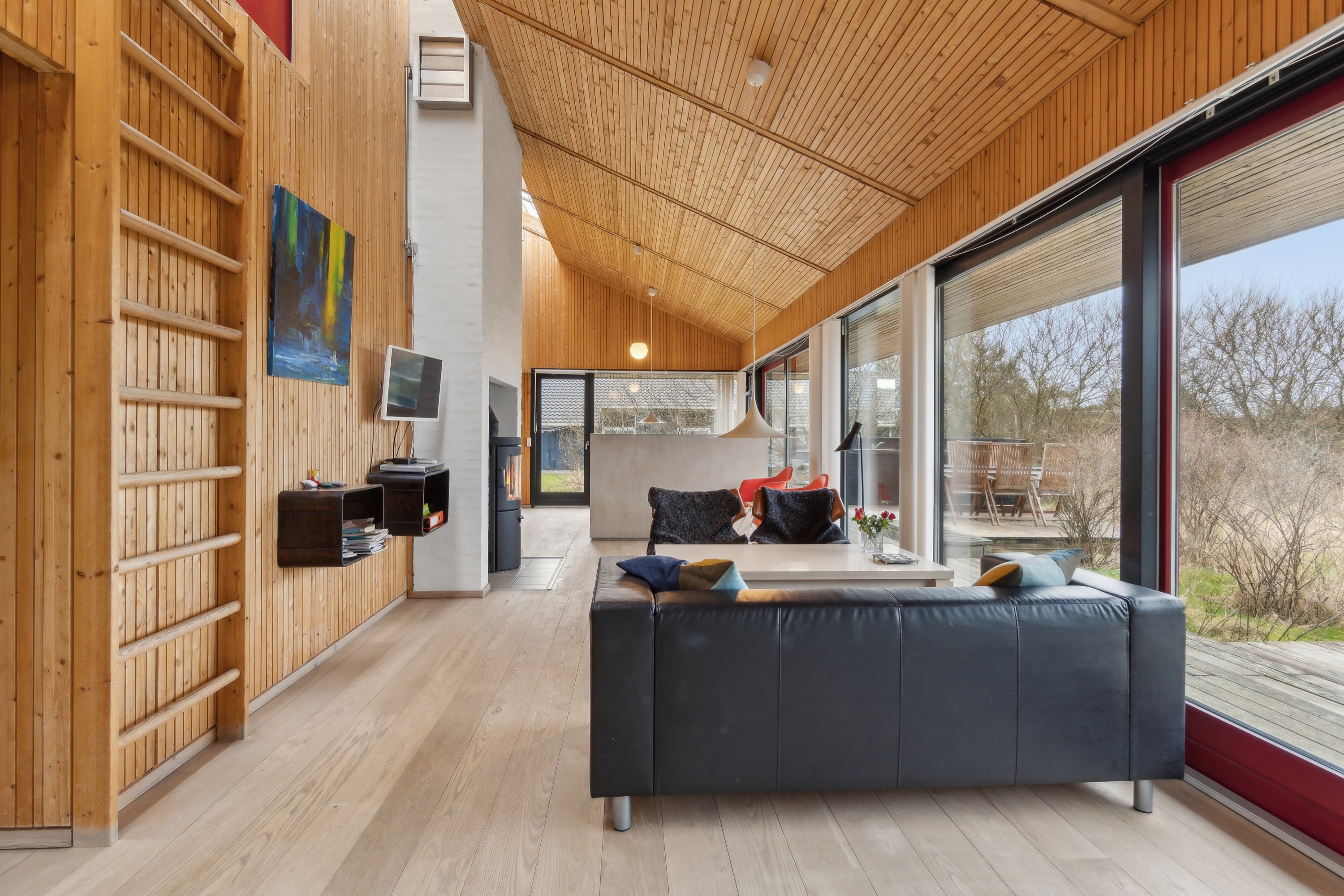 Fritidshus: Stue på Nordsøvej 202A, Vorupør, 7700 Thisted