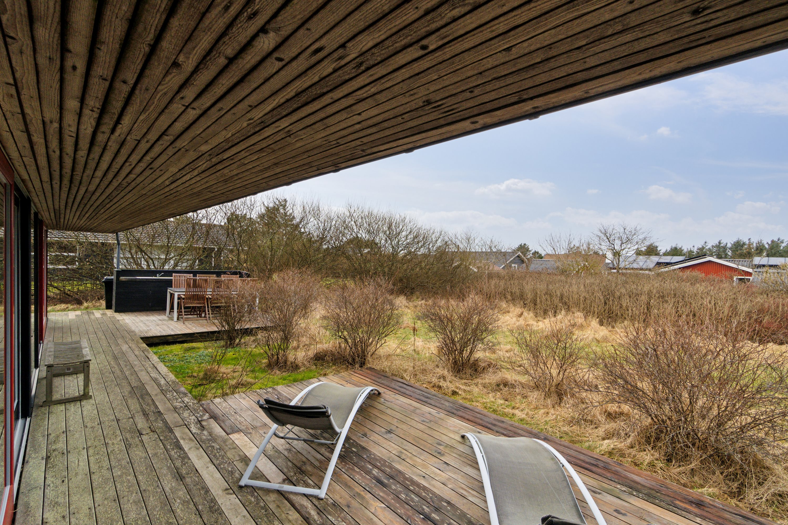 Fremhævet overdækket terrasse billede i fuldskærmstilstand. Billede af Nordsøvej 202A, Vorupør, 7700 Thisted