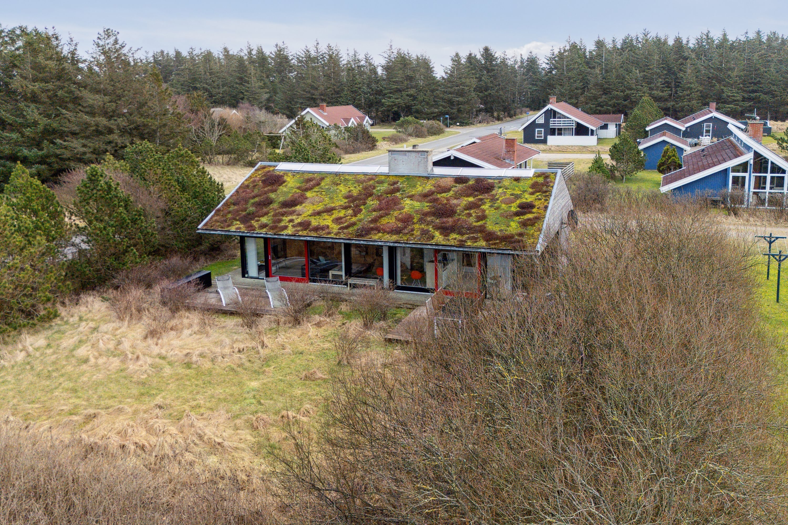 Fremhævet set fra haven billede i fuldskærmstilstand. Billede af Nordsøvej 202A, Vorupør, 7700 Thisted