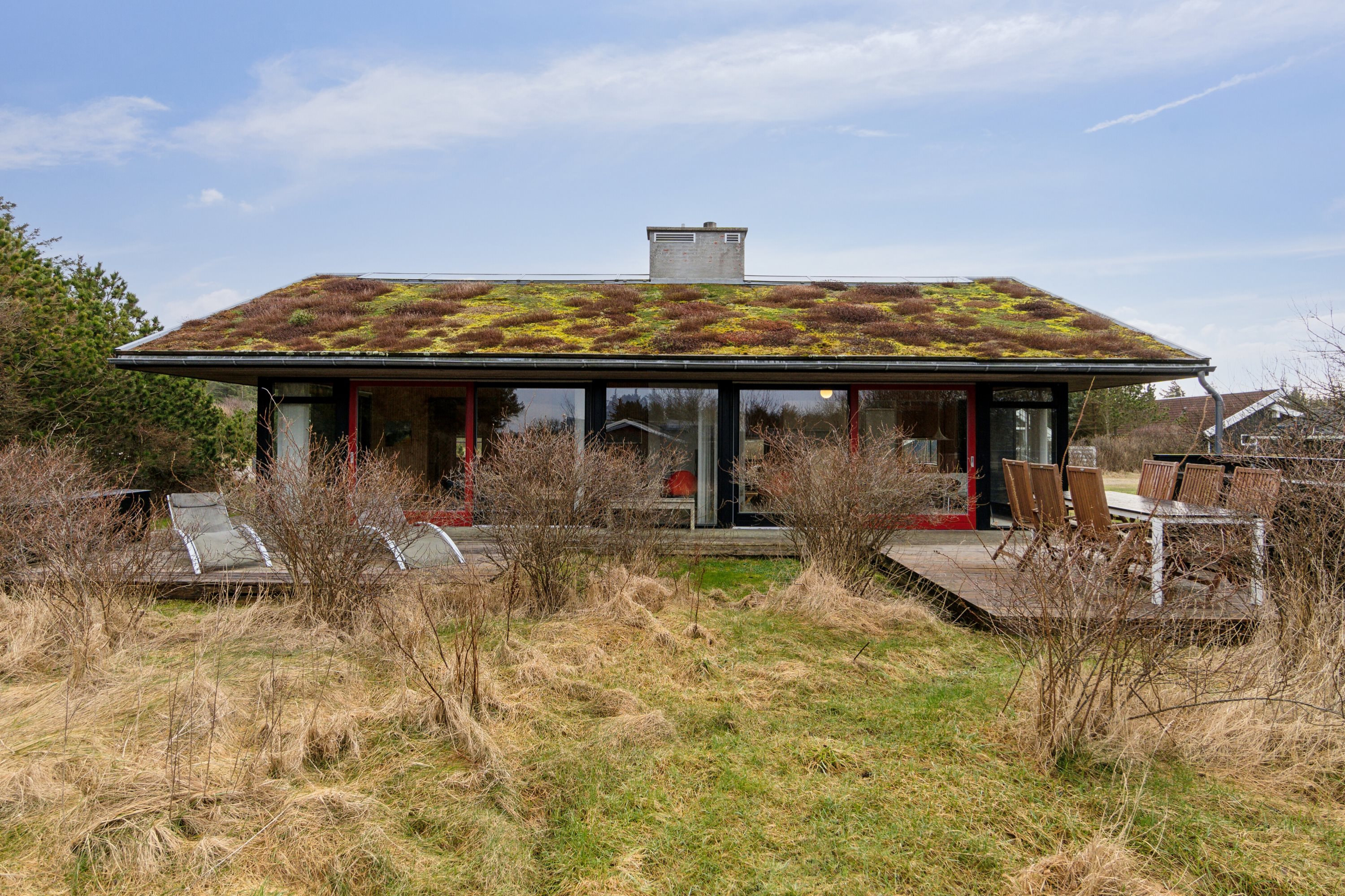 Fremhævet set fra haven billede i fuldskærmstilstand. Billede af Nordsøvej 202A, Vorupør, 7700 Thisted