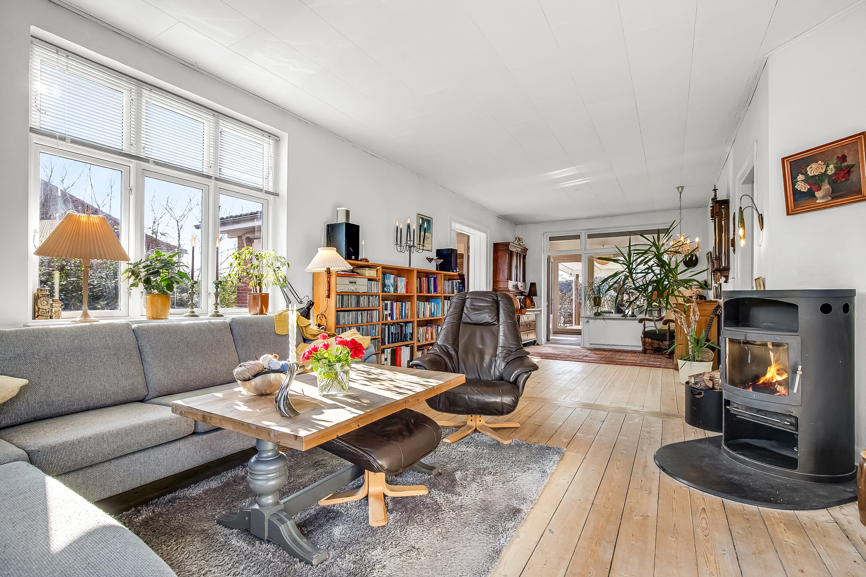 Fremhævet stue billede i fuldskærmstilstand. Billede af Haderslevvej 114, 6000 Kolding